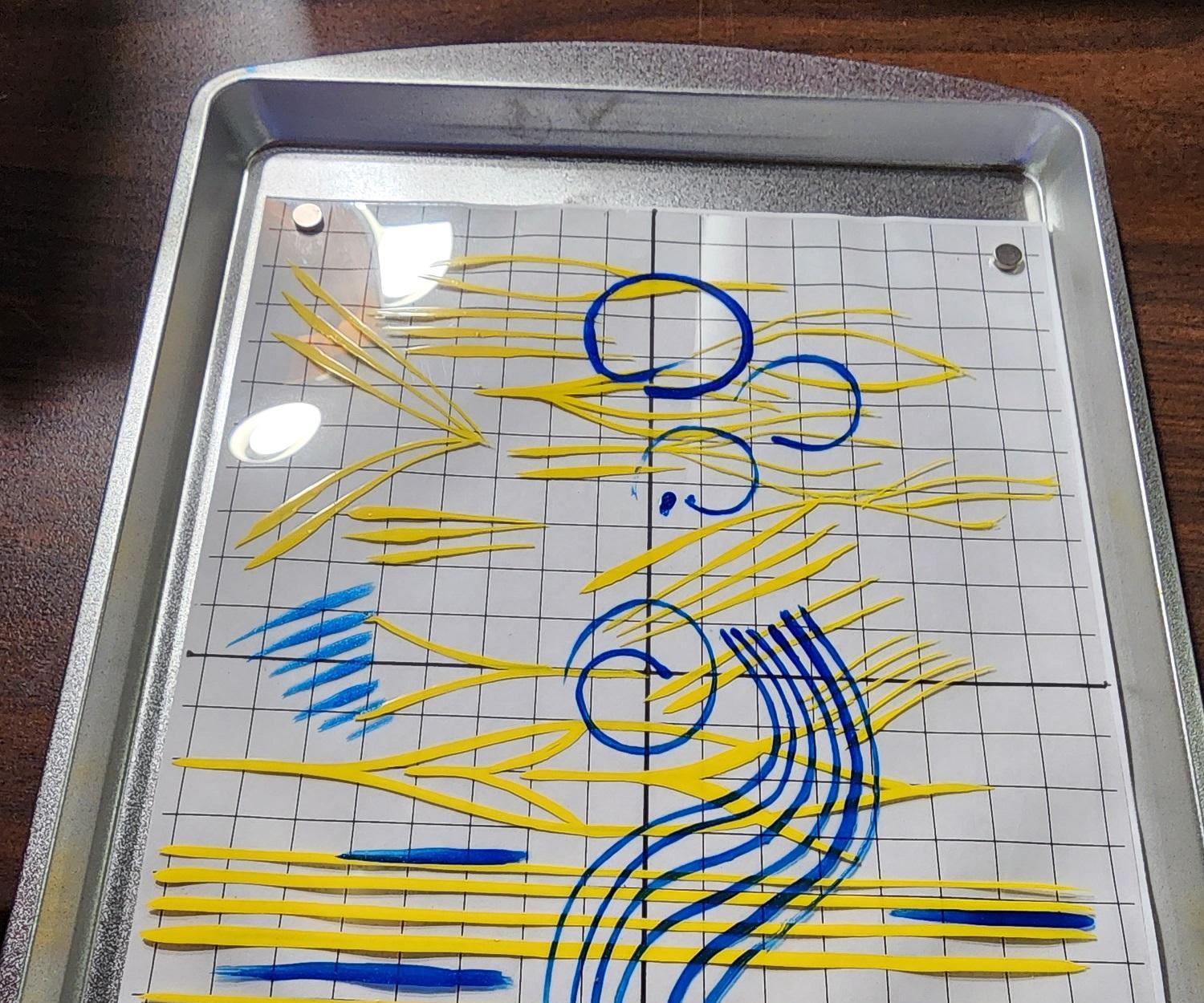 Painting Hack Practice Sheet Magnet Hold Down