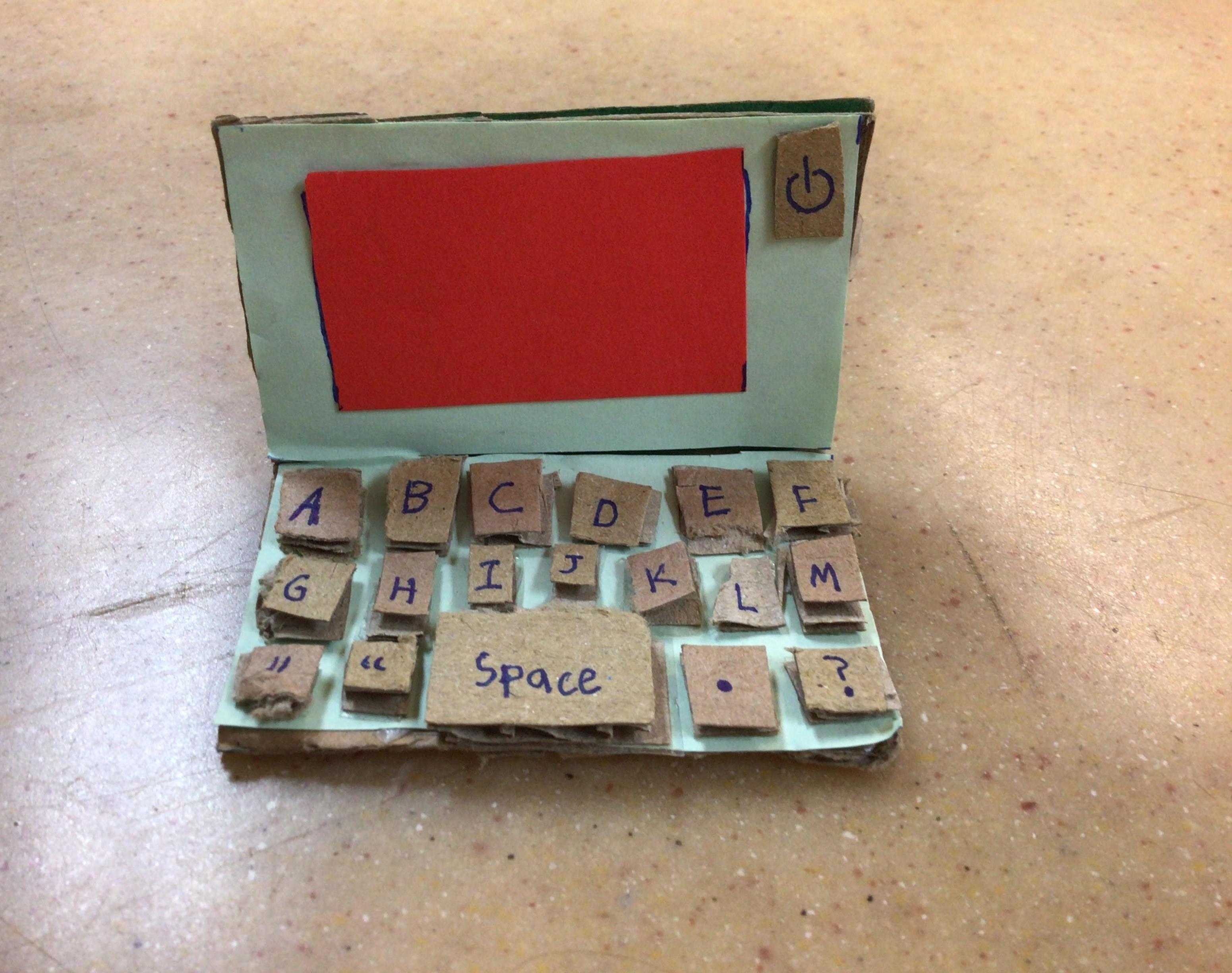 Yu Heng's Mini Laptop Figurine