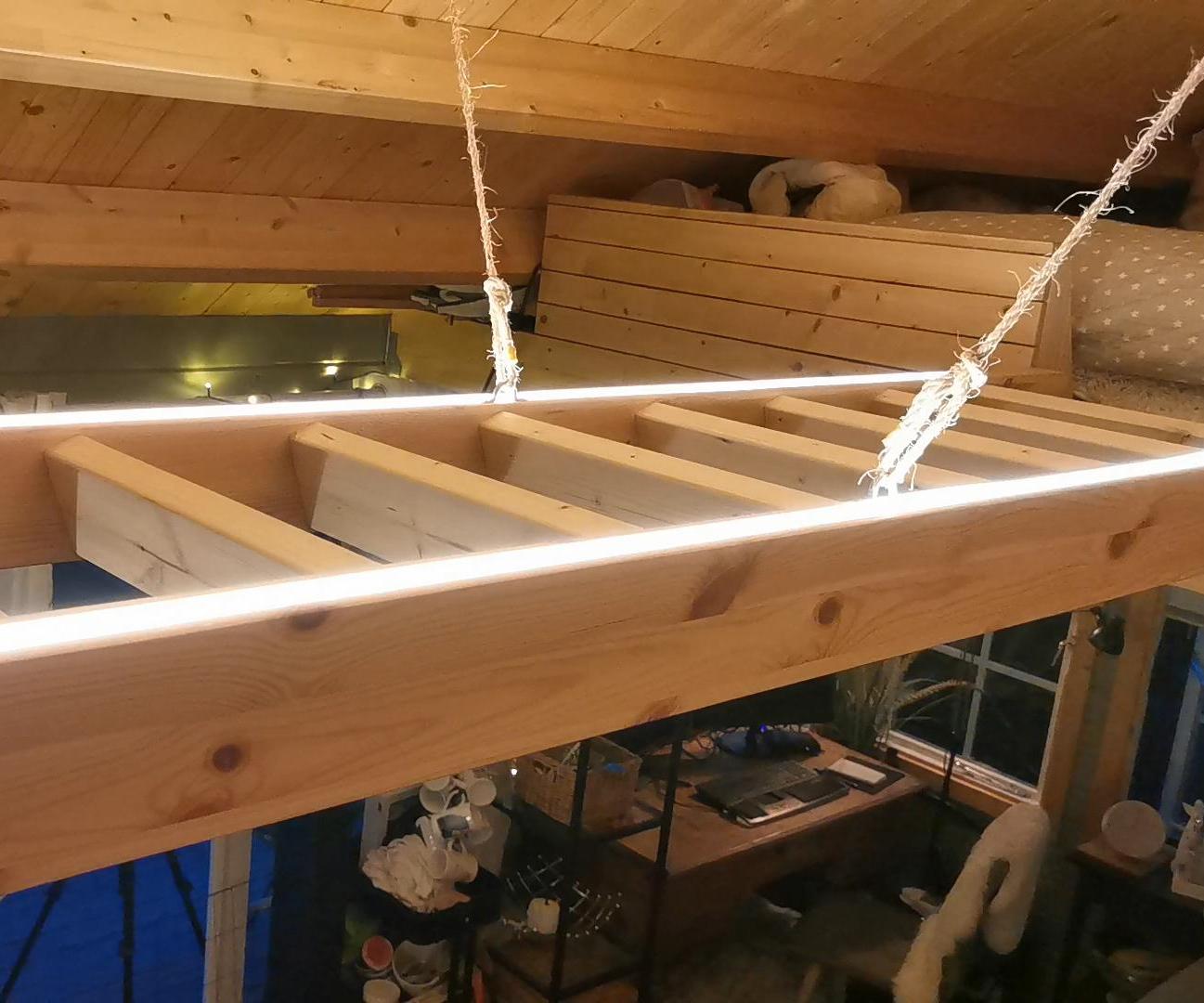 Levitating Ladder Lamp