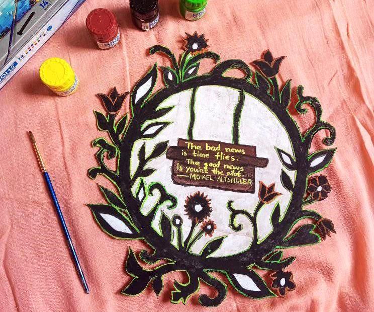 Easy Aesthetic Wallmate From Waste Shopping Bag and Cardboard