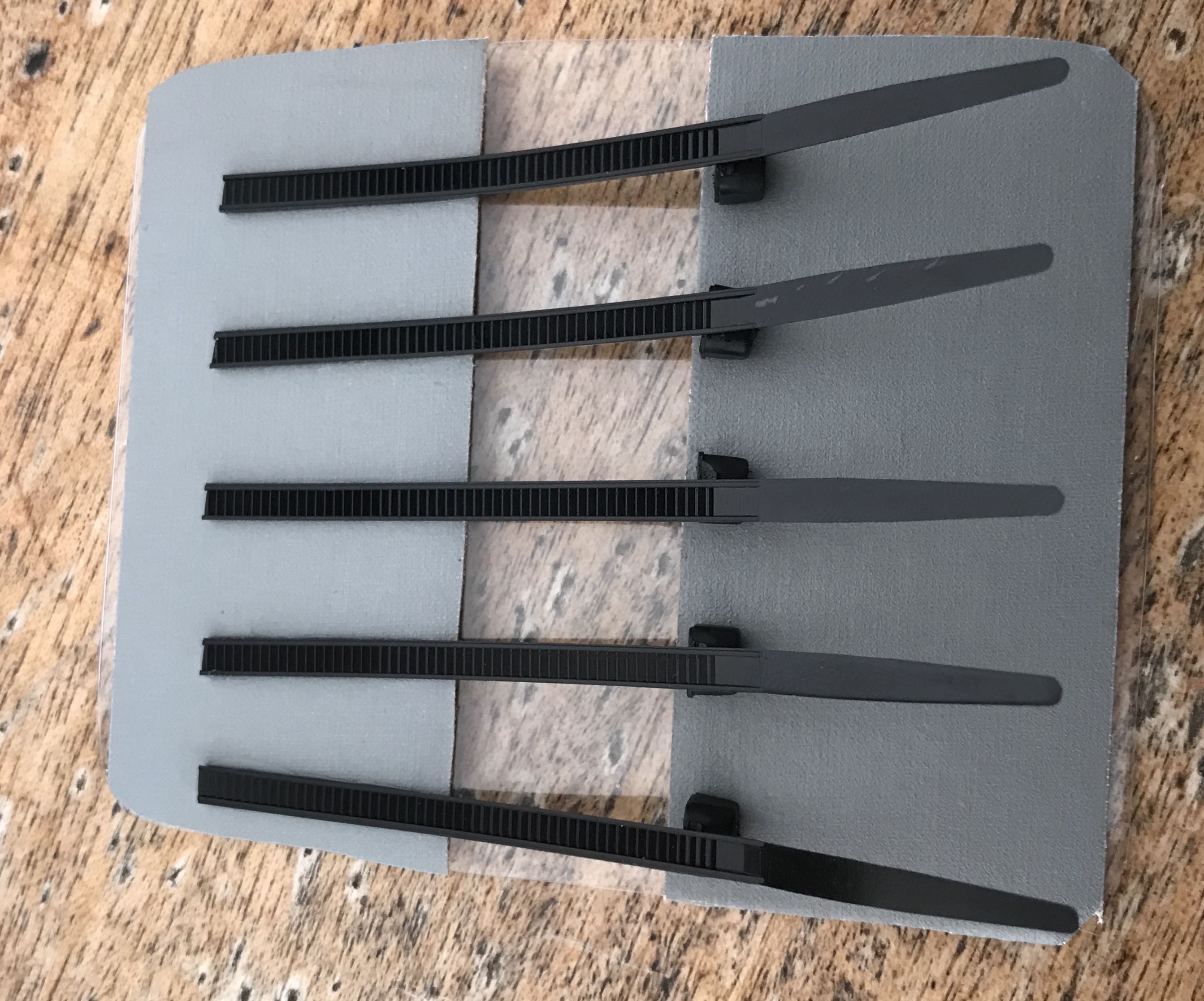 Wound closing with tape and cable ties  (DIY zipstitch)