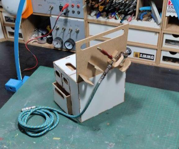 Box for Airbrush / Caja Para Aerografo