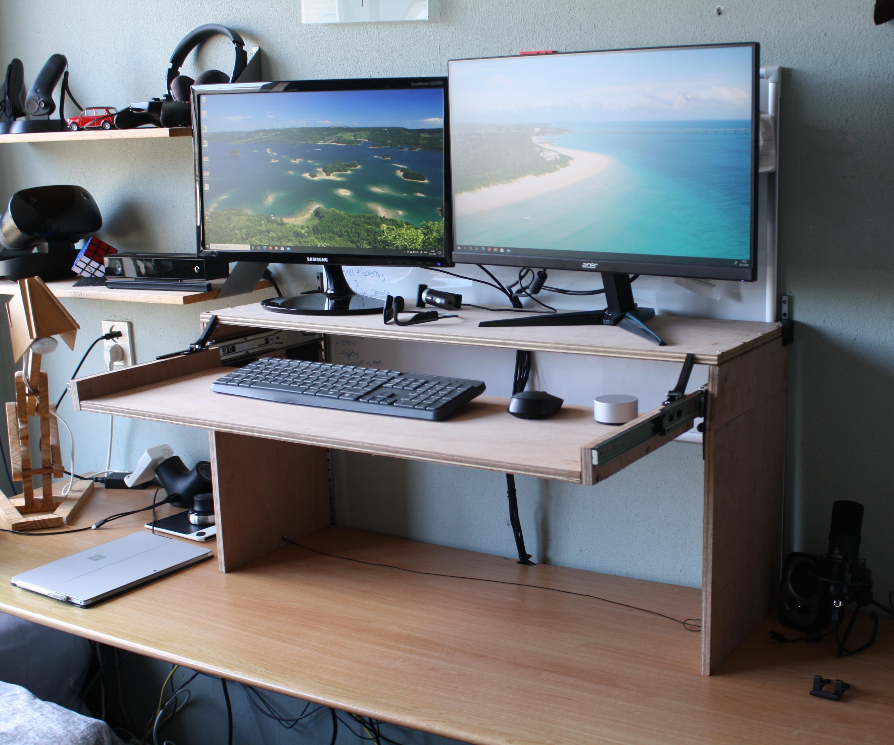 Sturdy Standing Desk Mod Within $80,-