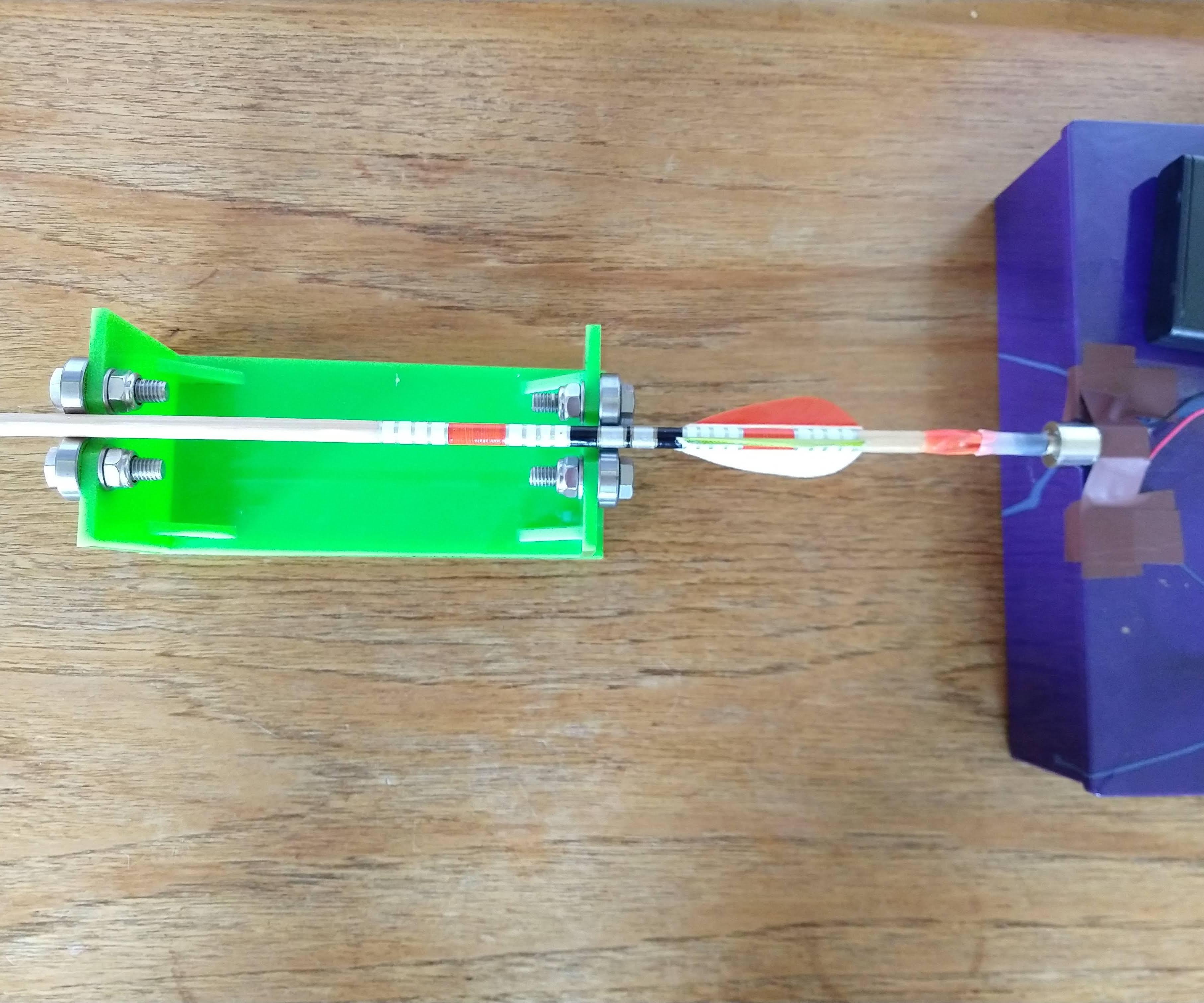 Archery Straightness Tester and Cresting Jig