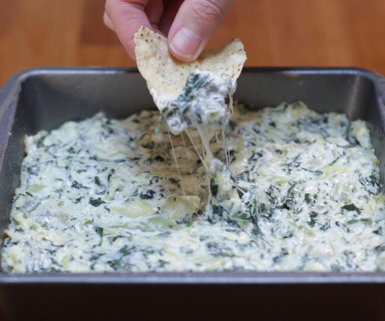 Easy Spinach Artichoke Dip