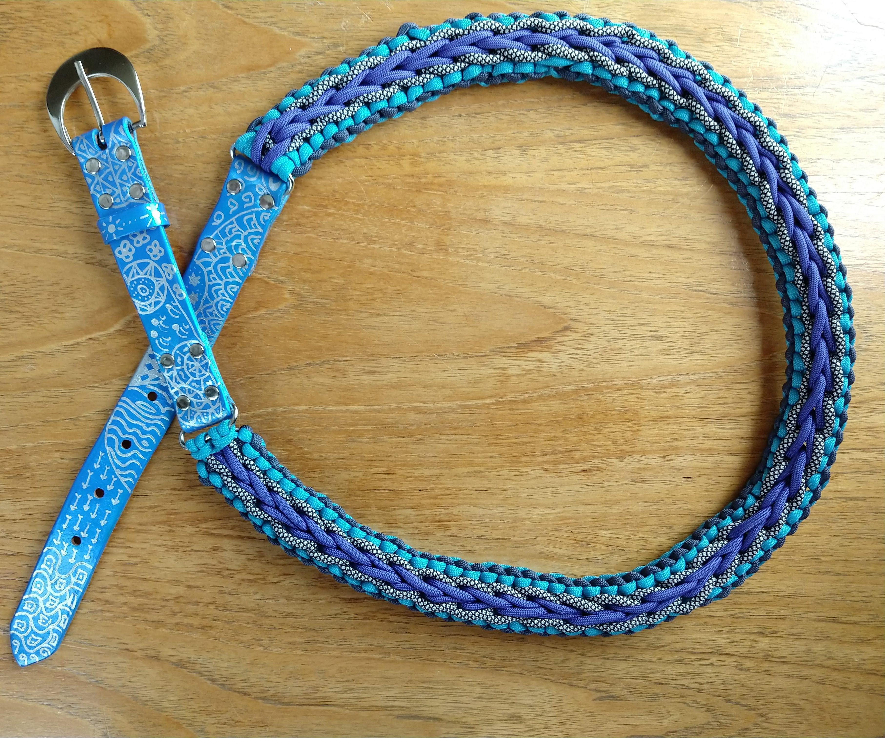 Paracord and Leather Belt