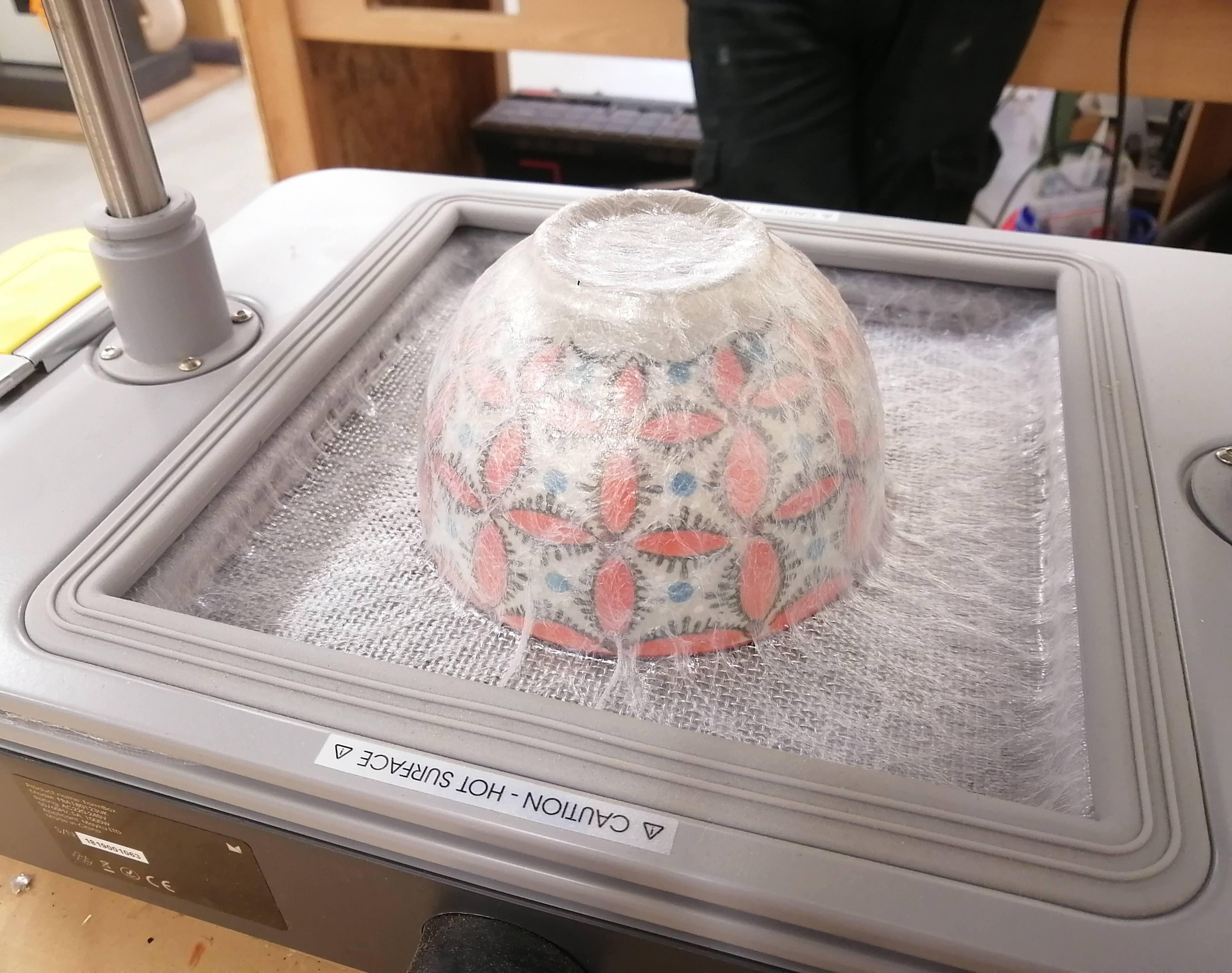 Vacuum Form Upcycled Bubble Wrap