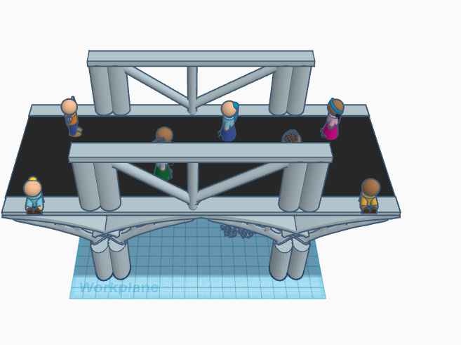 Modeled Pedestrian Bridge Contest