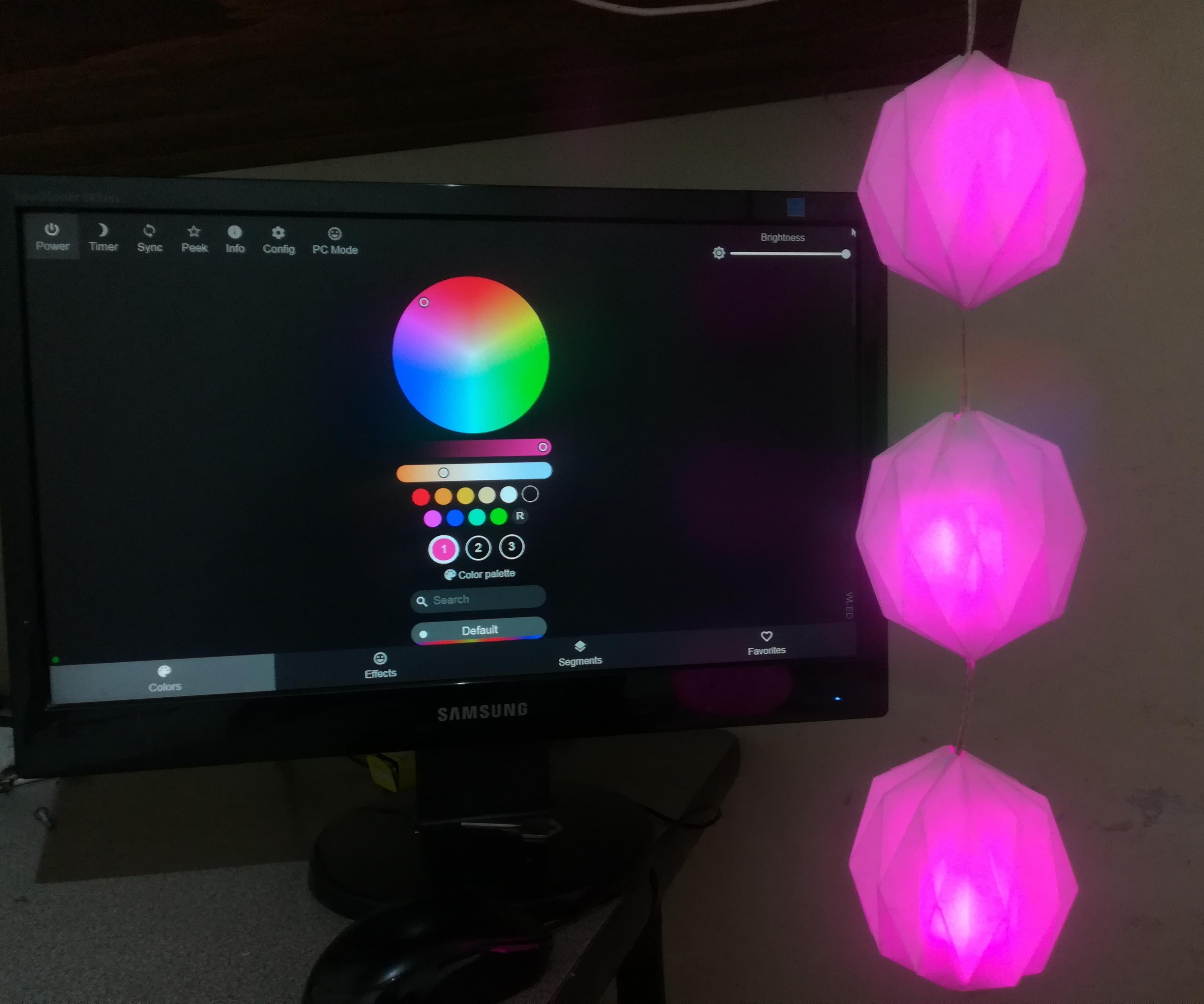 RGB Origami Lamp - WiFi Controlled & Alexa Compatible