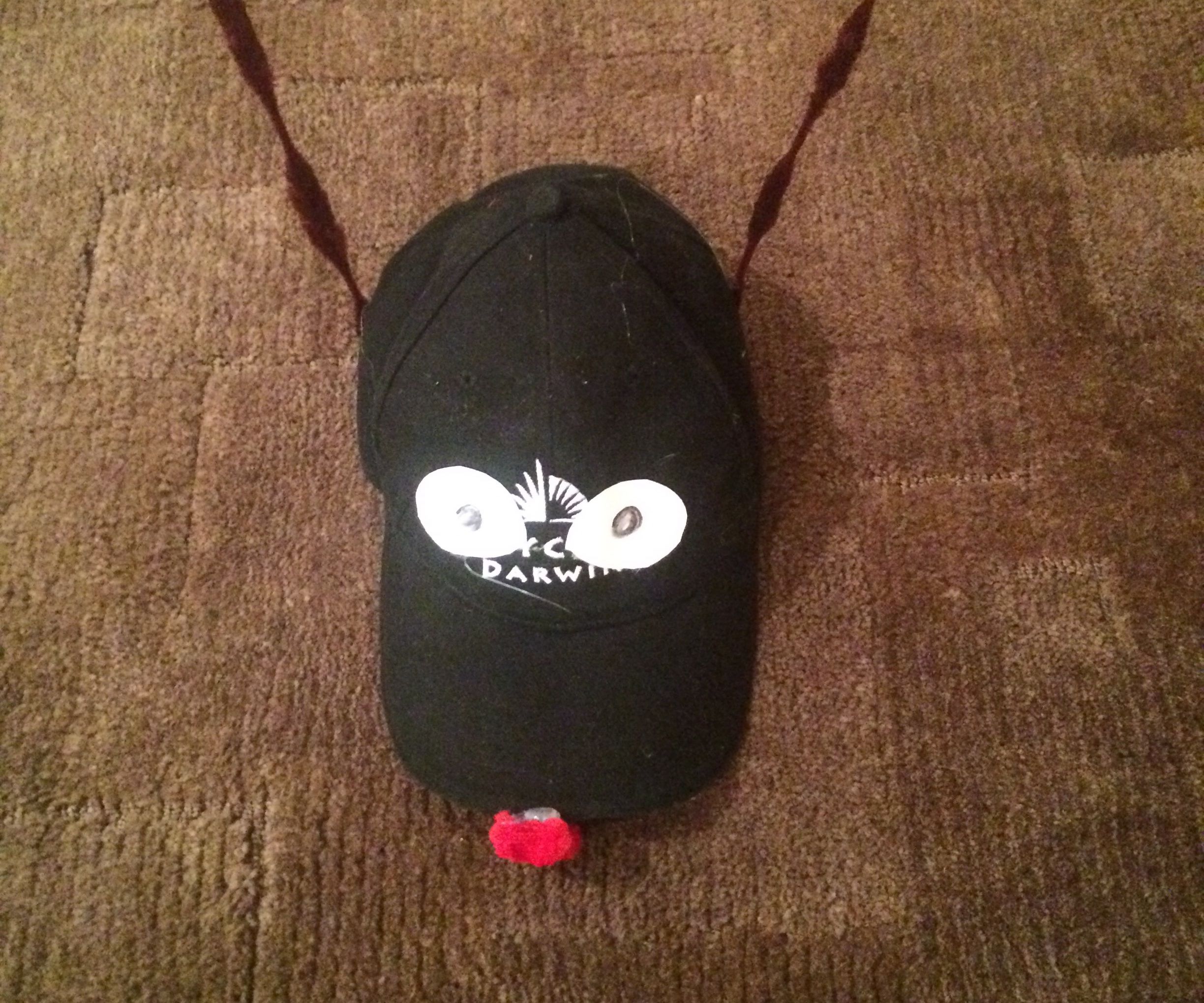 DIY Rudolph Christmas Hat