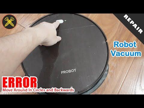 How to Repair Robot Vacuum Move Around in Circles and Backwards