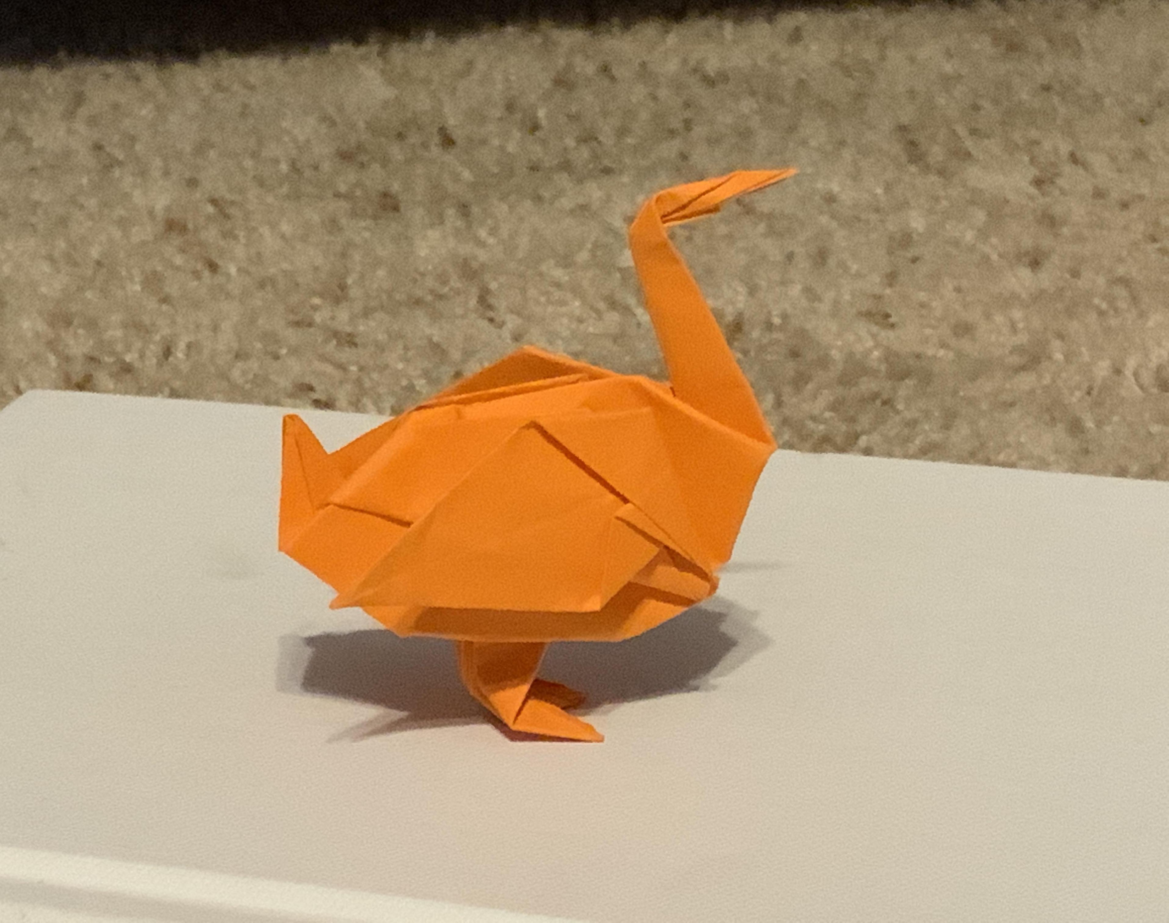 Origami Goose- by John Montroll