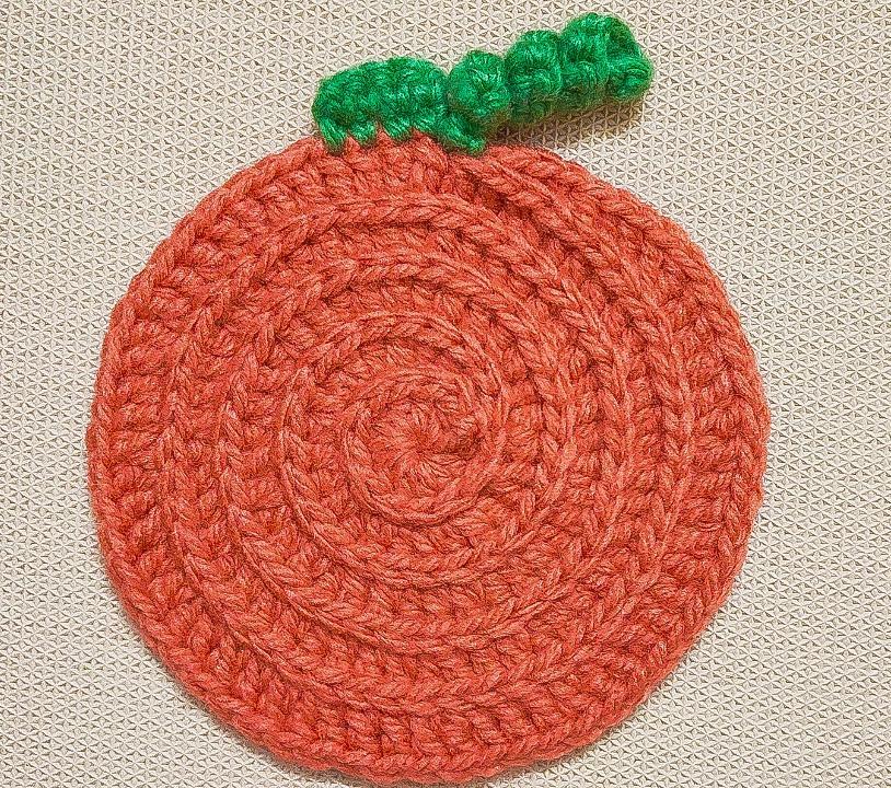 Easy Crochet Spiral Autumn Fall Placemat