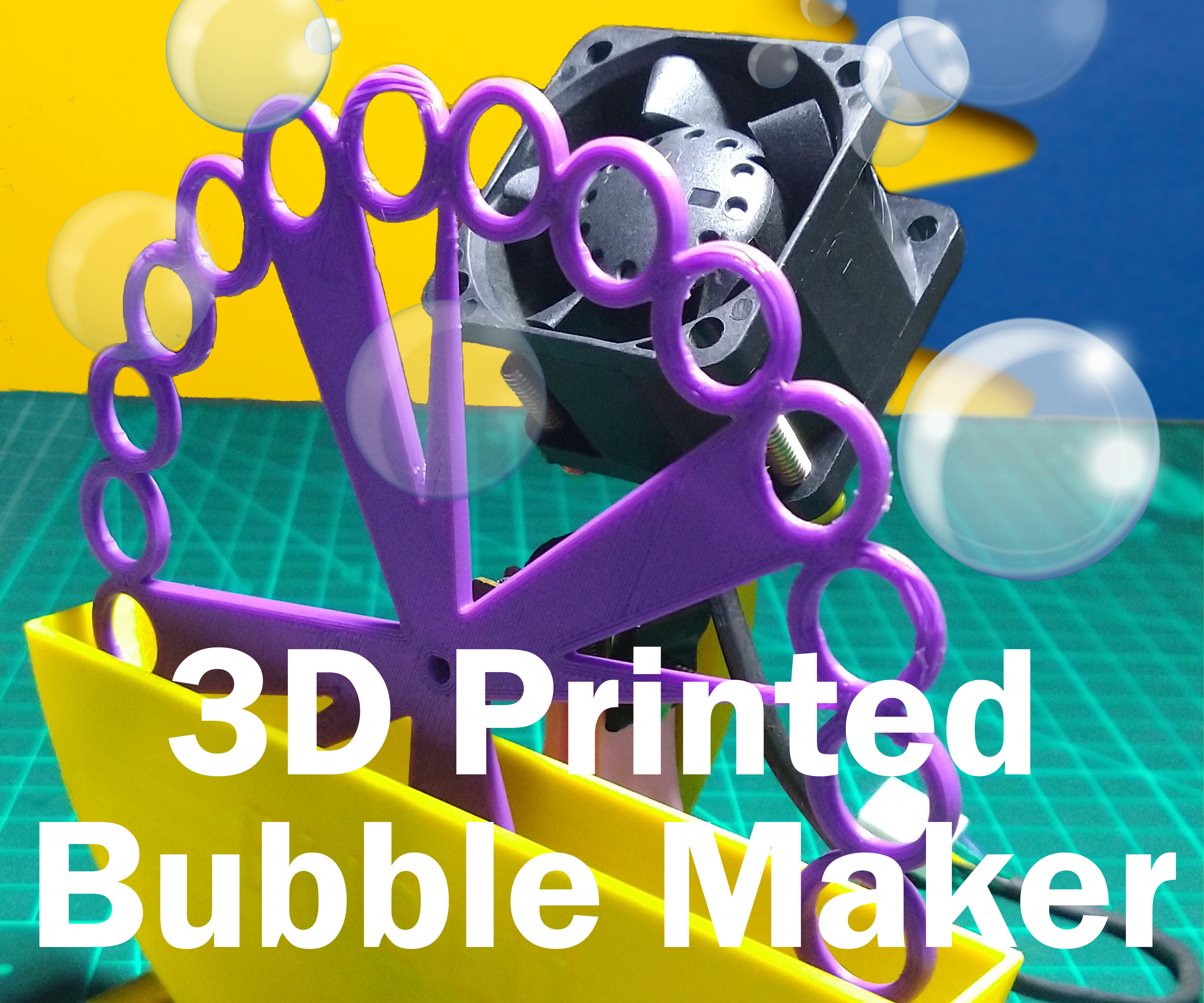 Bublu : 3D Printed Bubble Maker