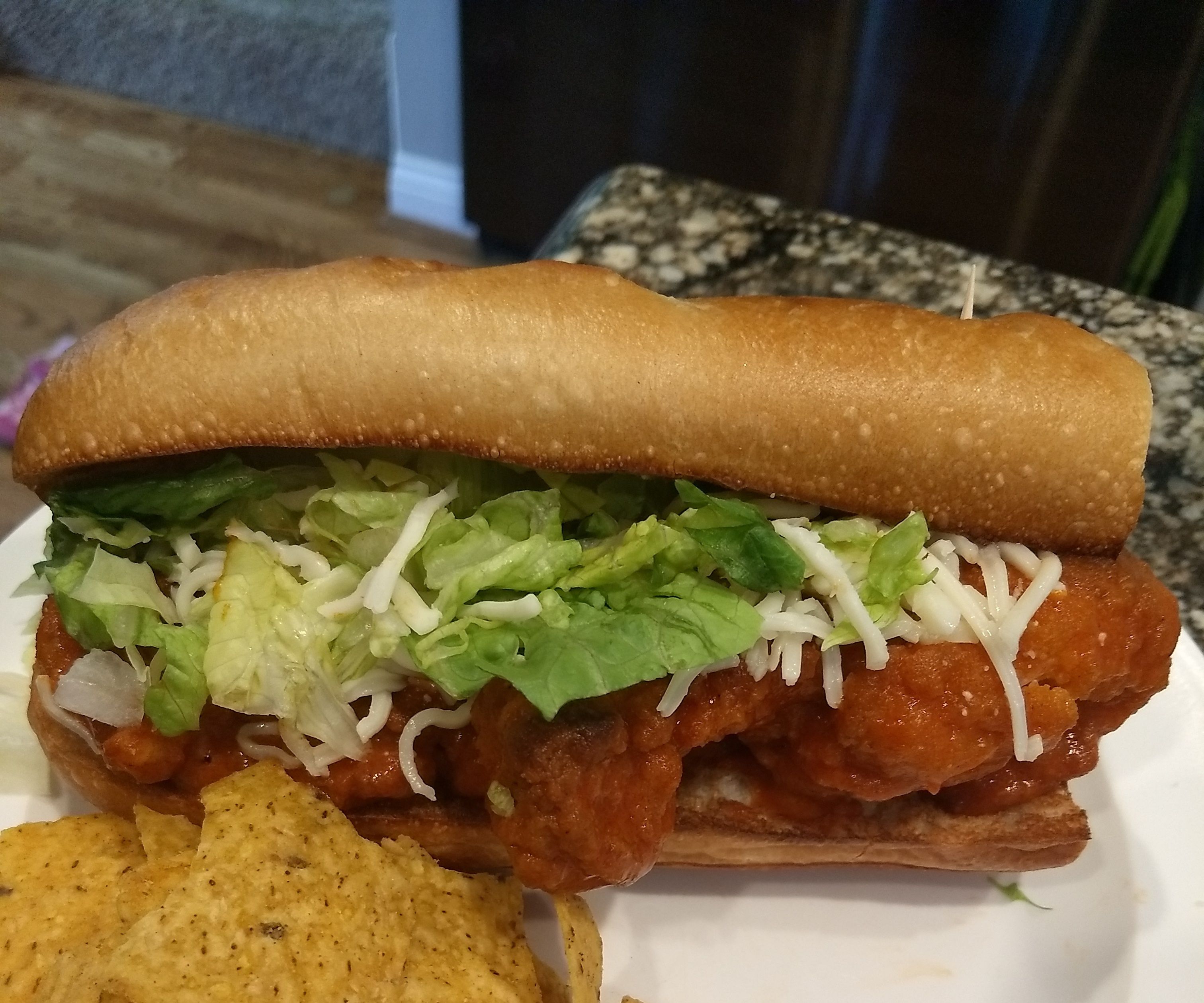 Easy Chicken Finger Subs