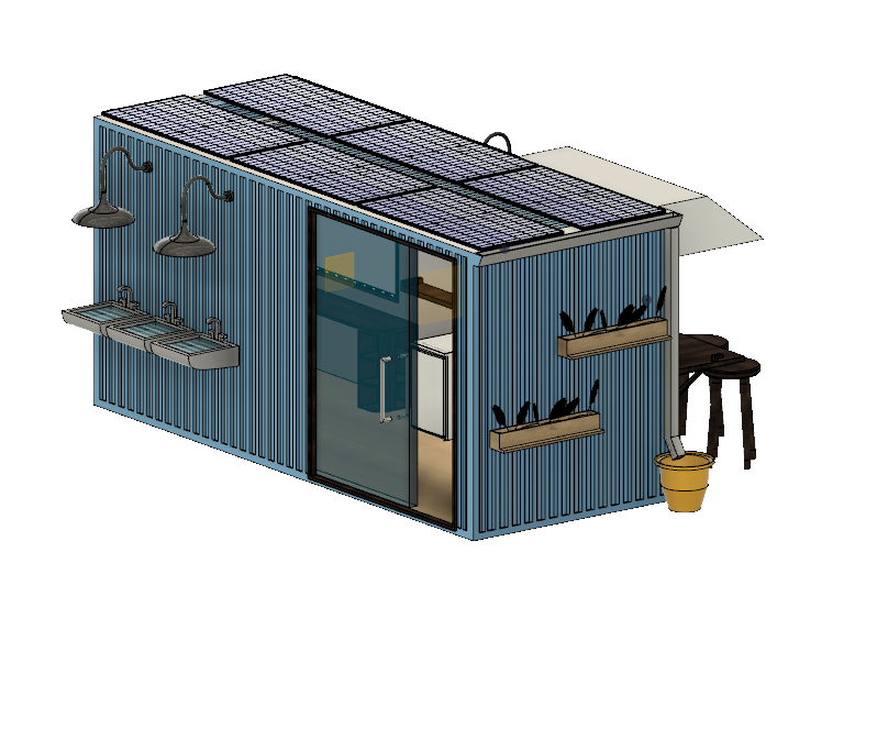Modular Outdoor Classroom - Designed Using Fusion 360