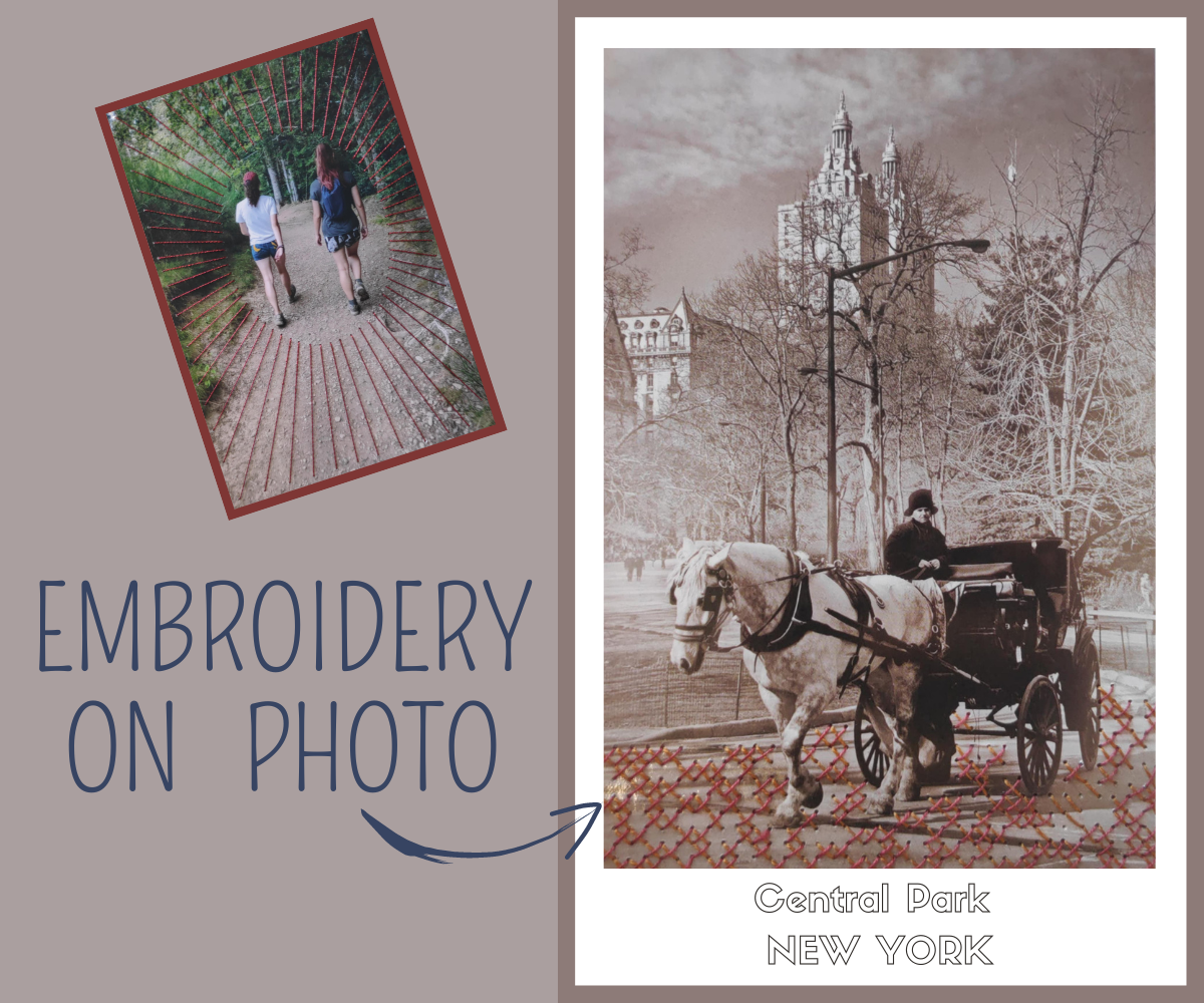 How to Customize a Photo With Embroidery