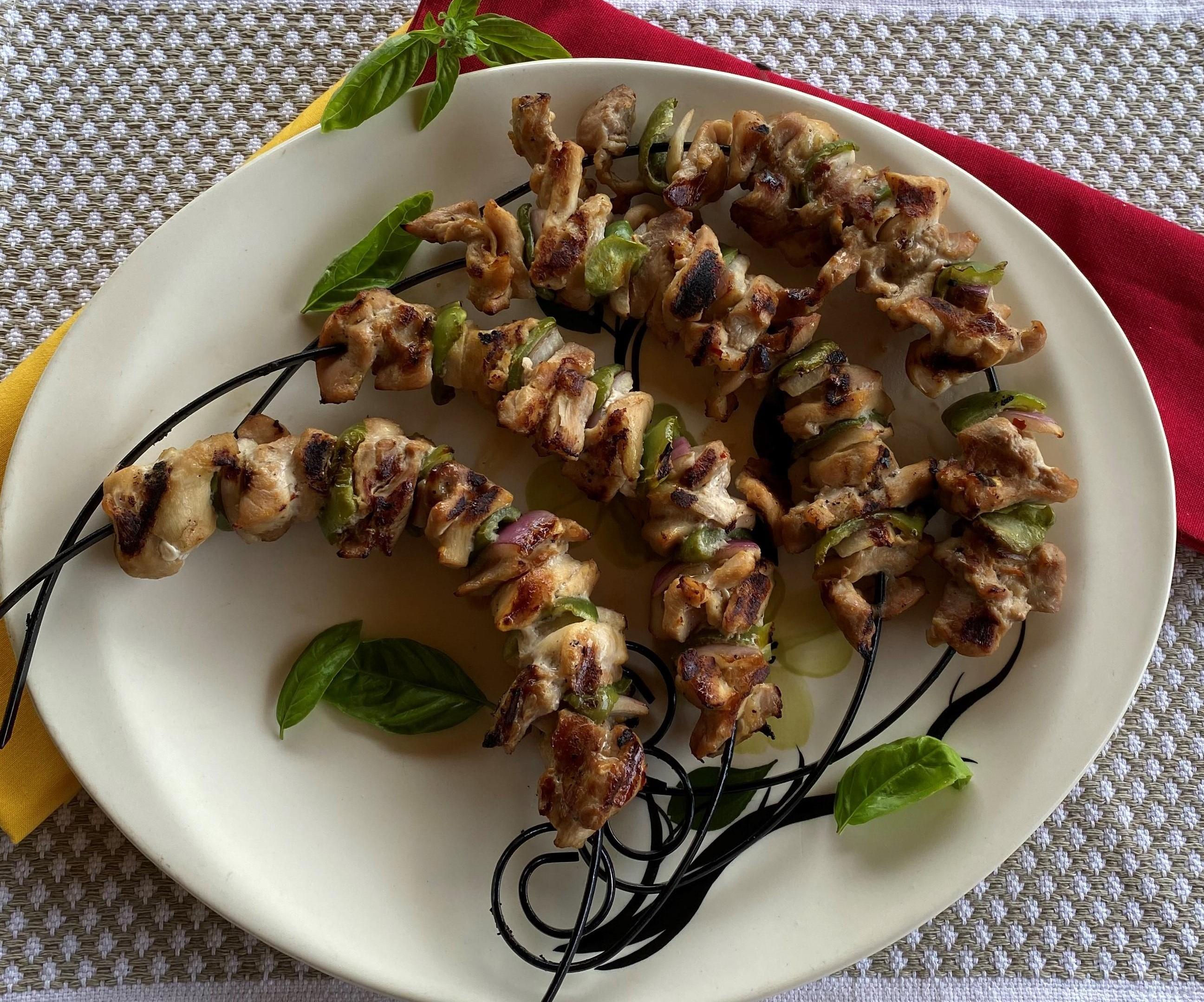 Korean BBQ Chicken Kabobs