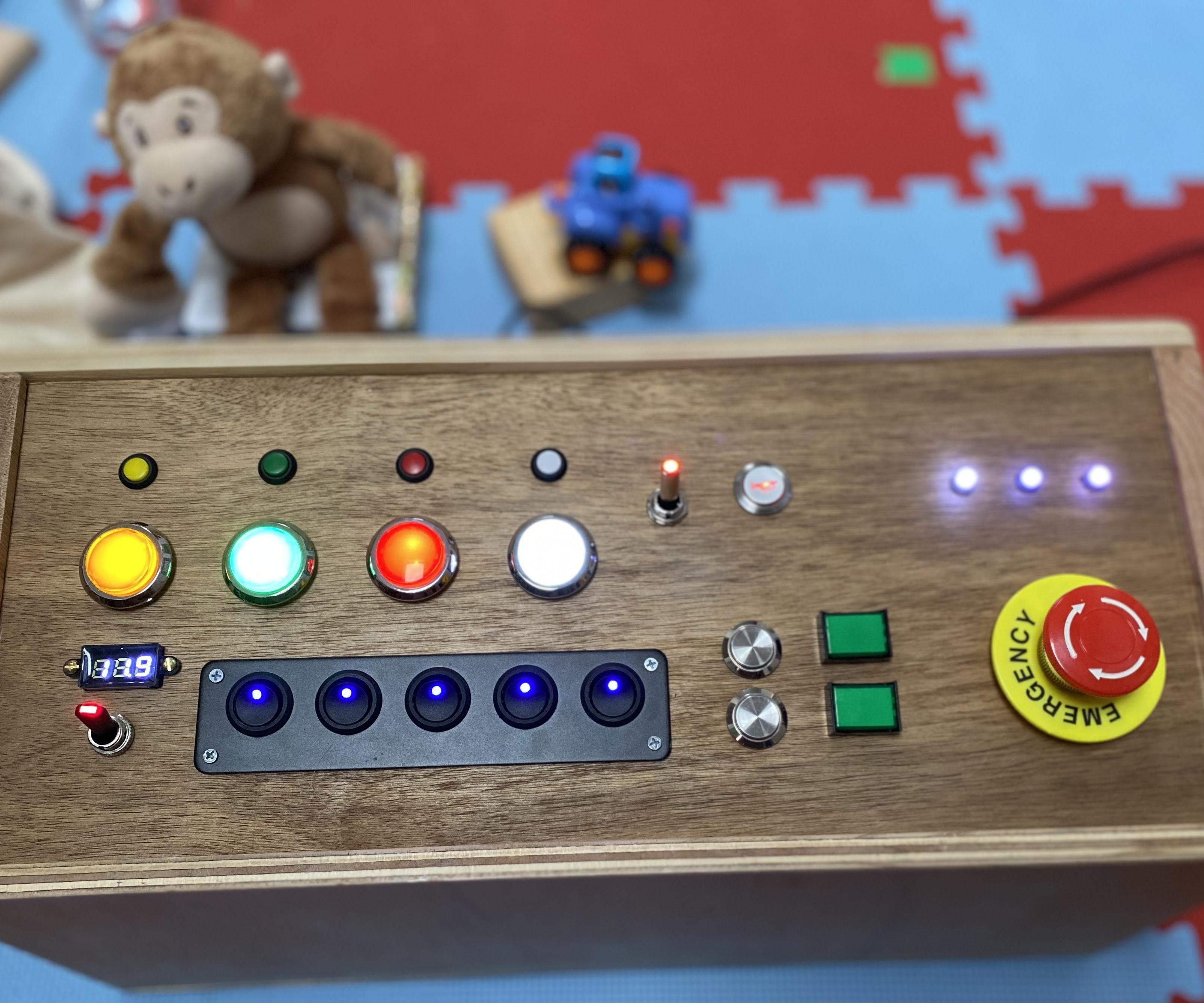 Kids Electronic Button Busy Board - Gen1