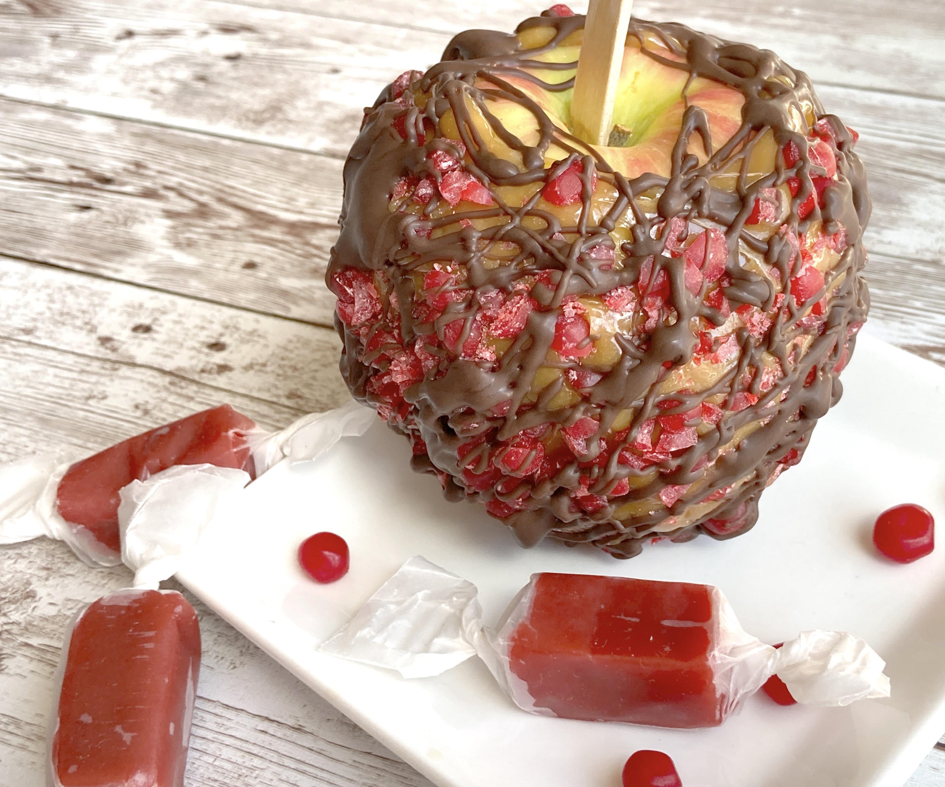 Red Hot Caramel Apples