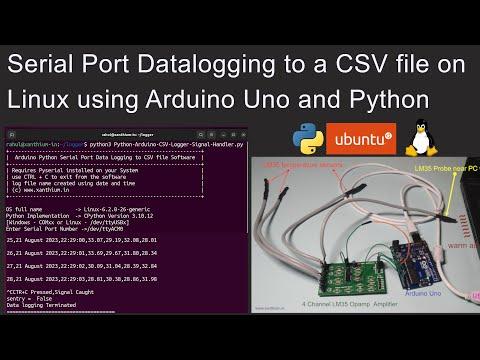 Build a Linux Based Data Acquisition and Logging System Using Arduino and Python