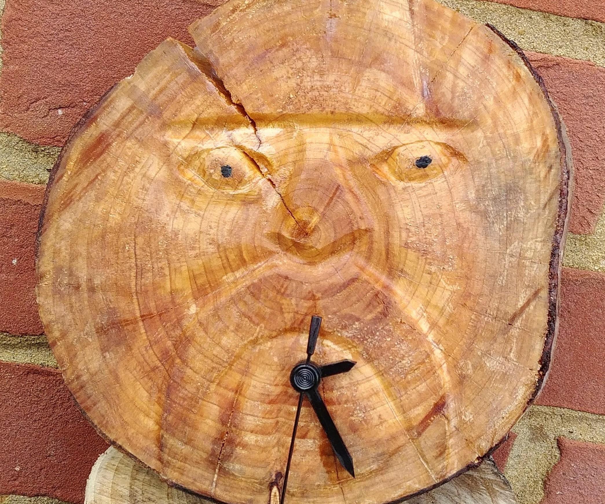How to Make a Wood Carved Clock