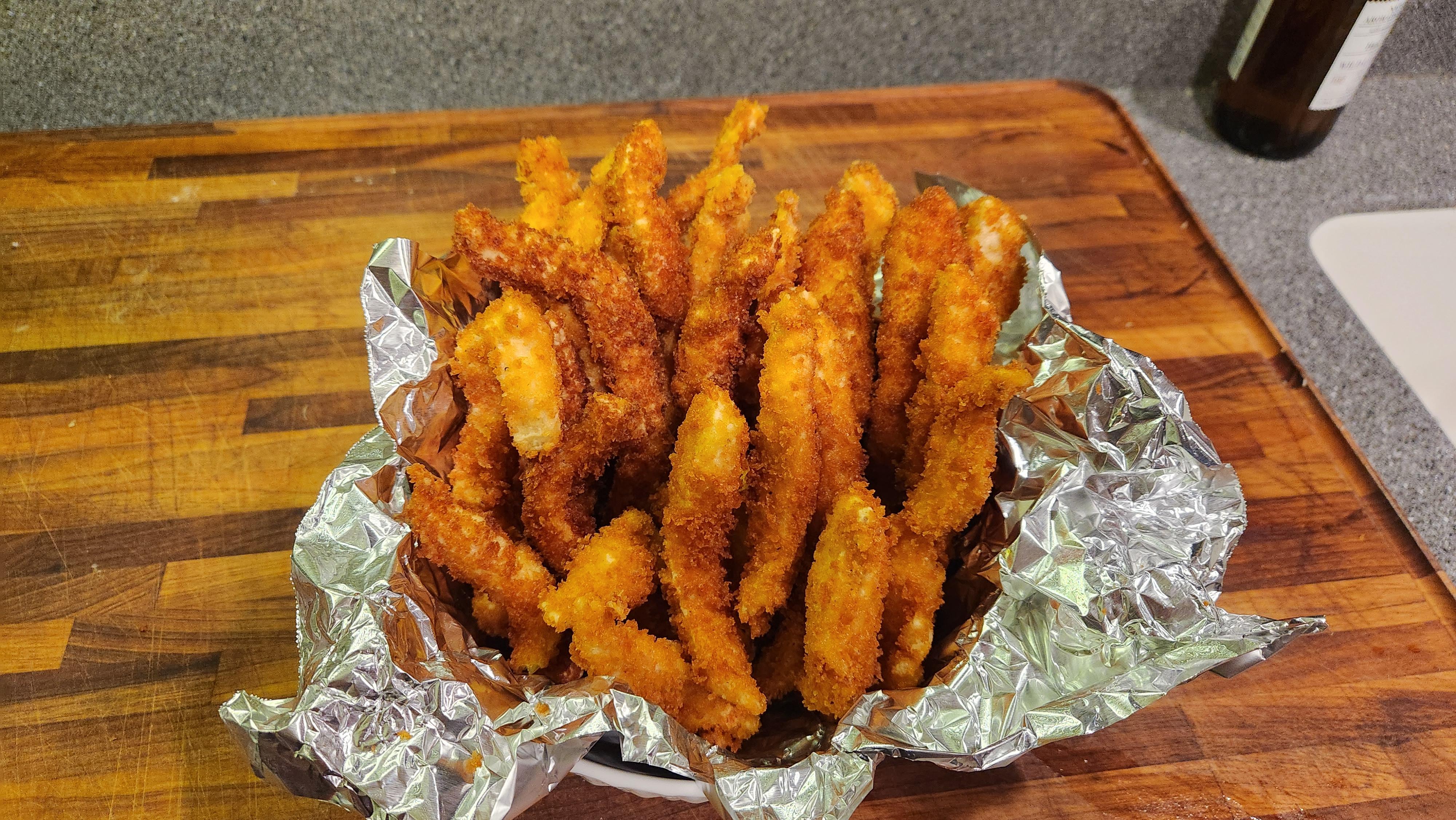 Panko Fried Chicken Fingers!