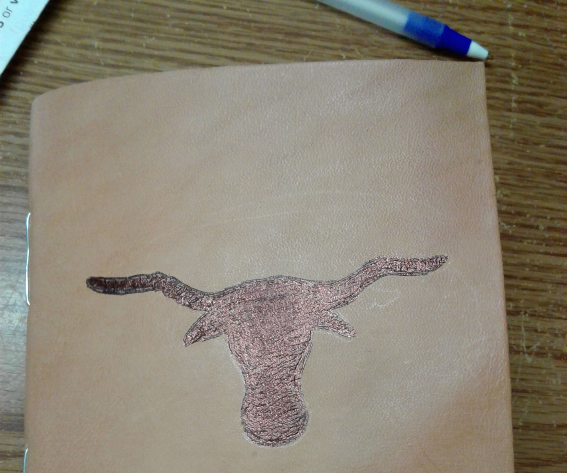 Leather notebook (standard size)