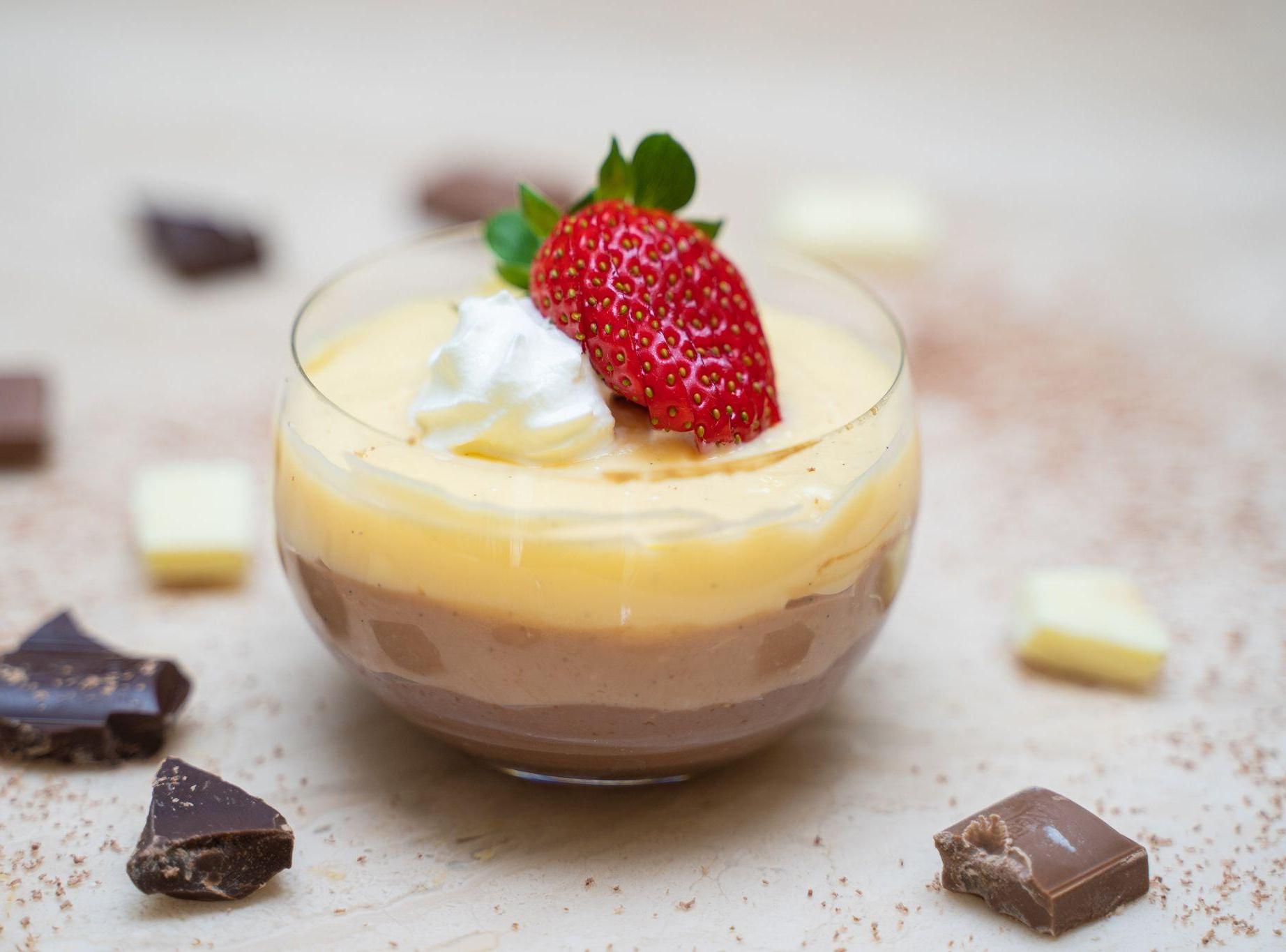 Triple Chocolate Custard