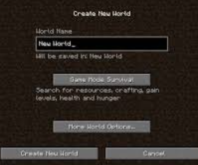 Starting Your Survival World in Minecraft