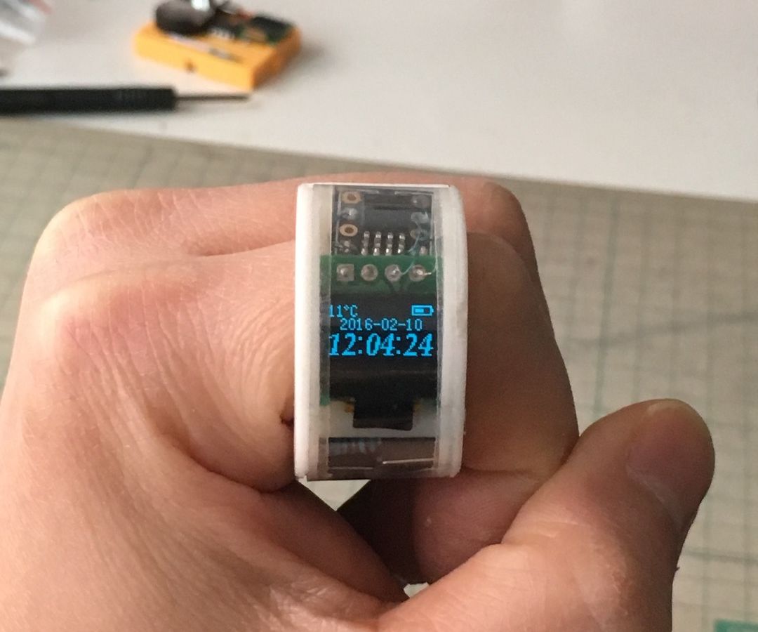 ATtiny85 Ring Watch
