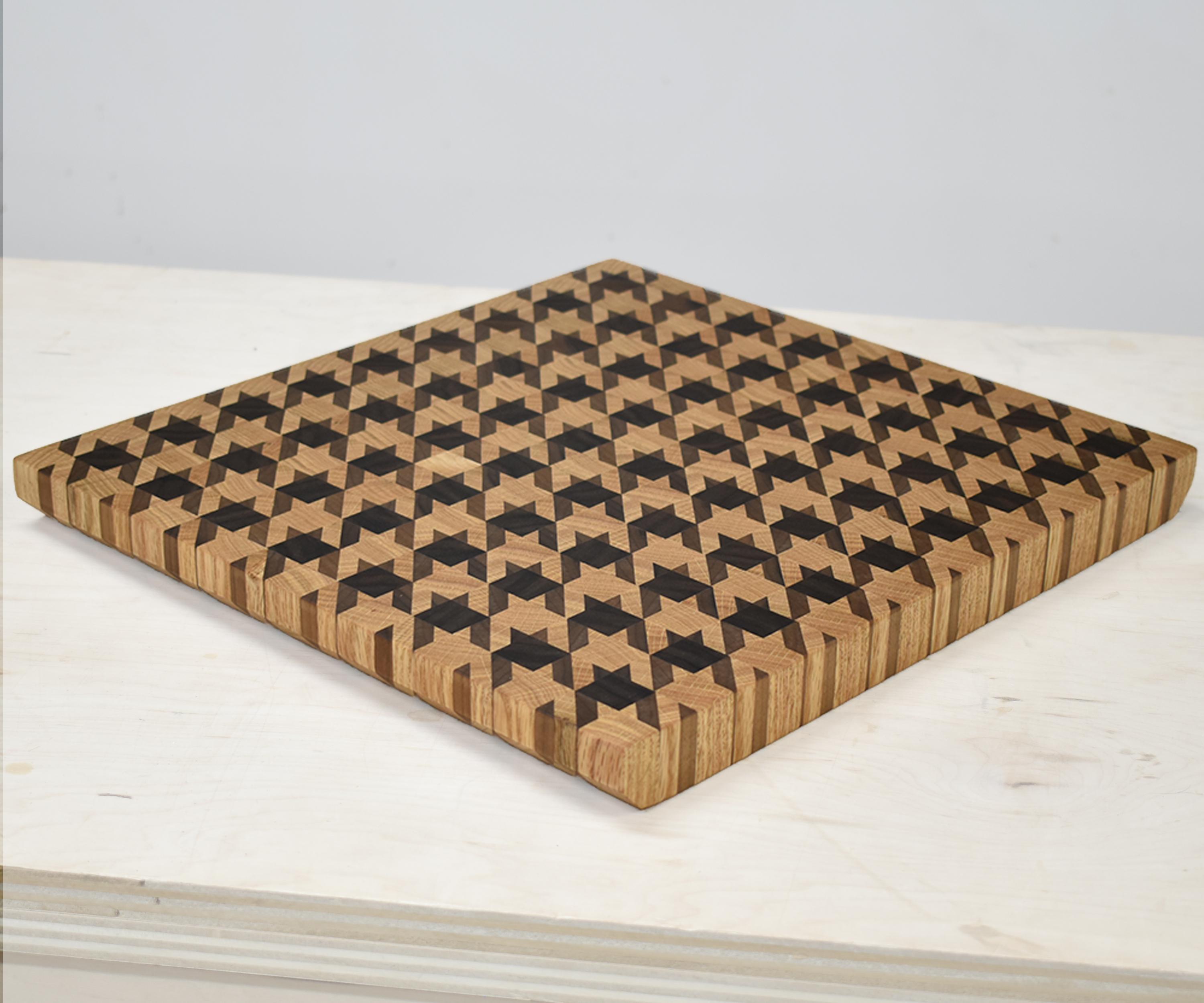 Houndstooth Pattern Cutting Board