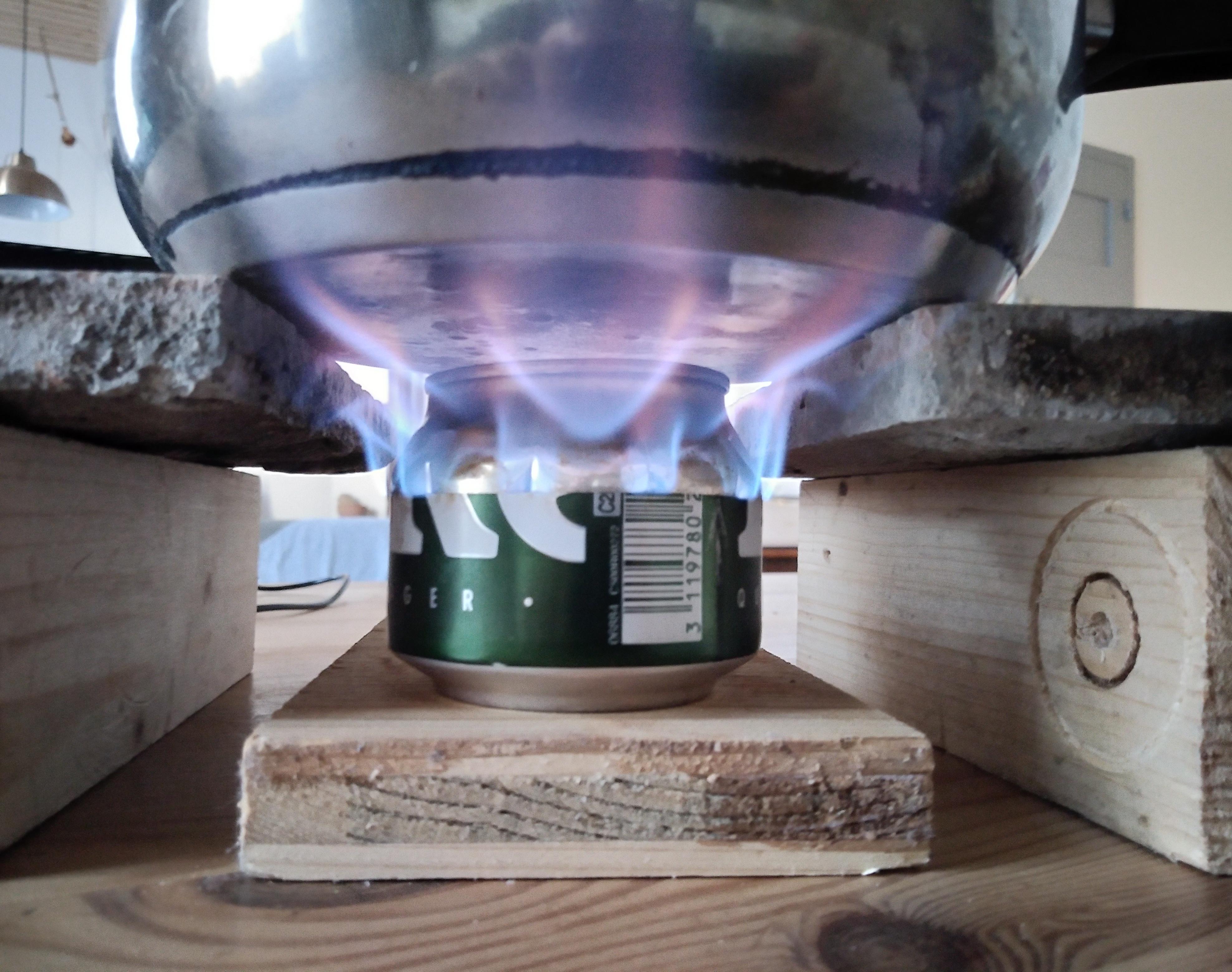 The Two Fingers Alcohol Stove (No Tools)