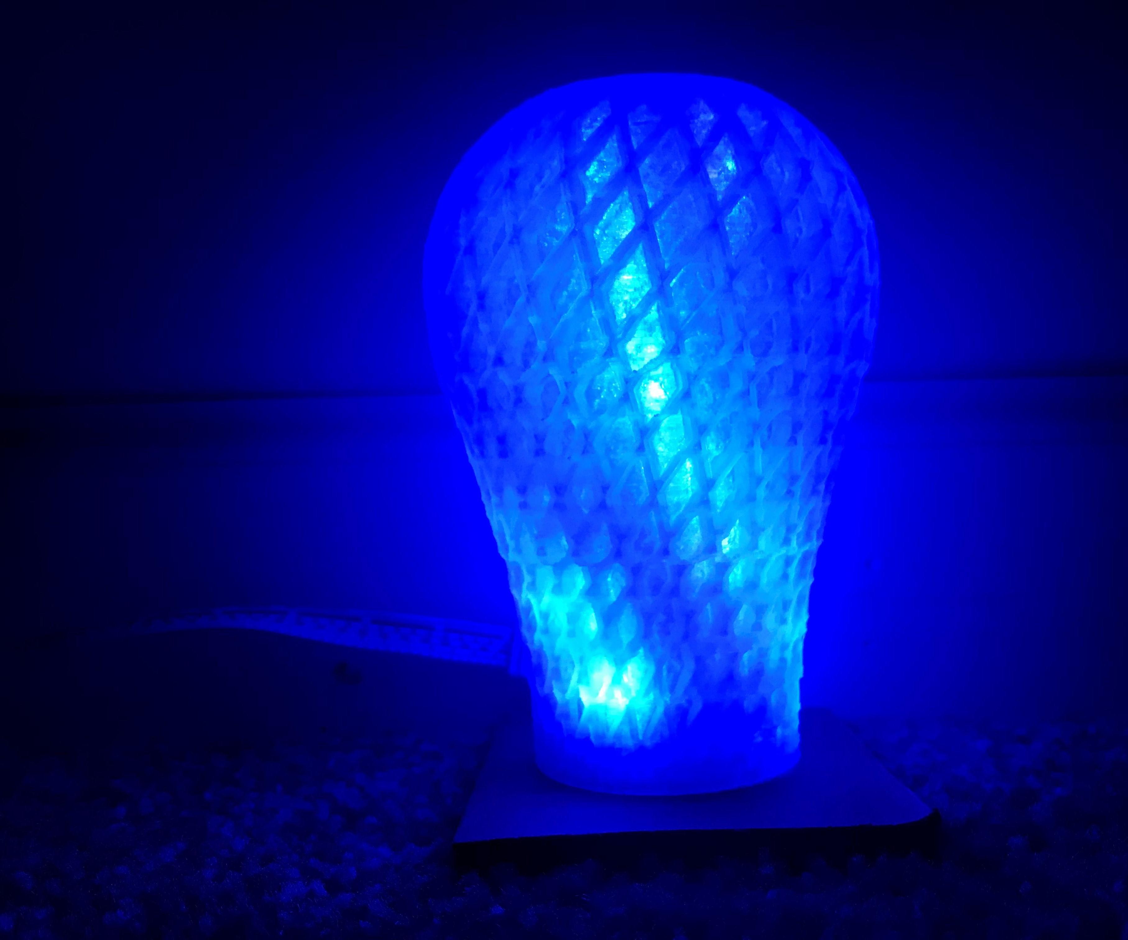 Fully 3-D Printed Smartphone Controlled Mood Lamp