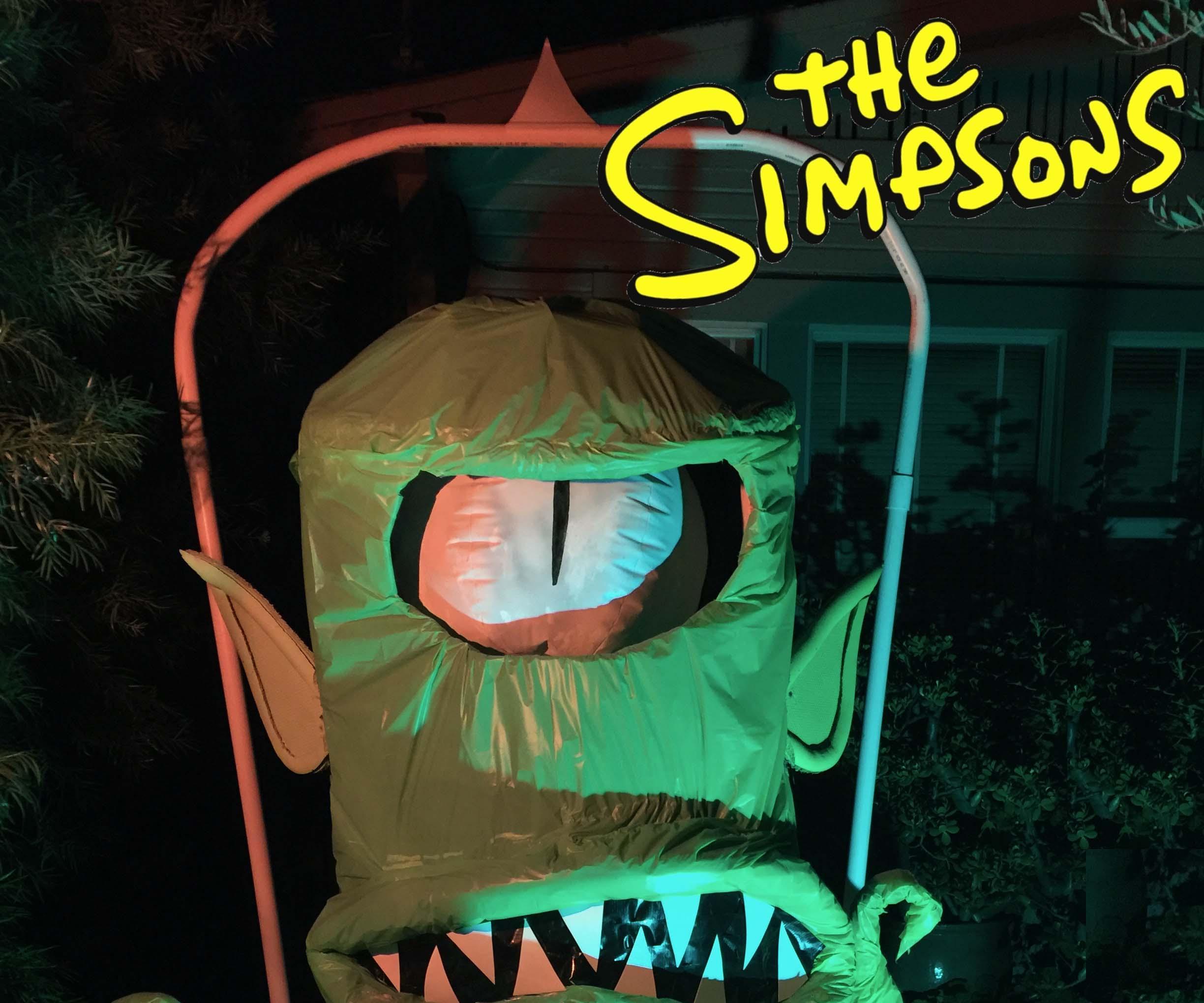 Kang From the Simpsons Yard Decoration