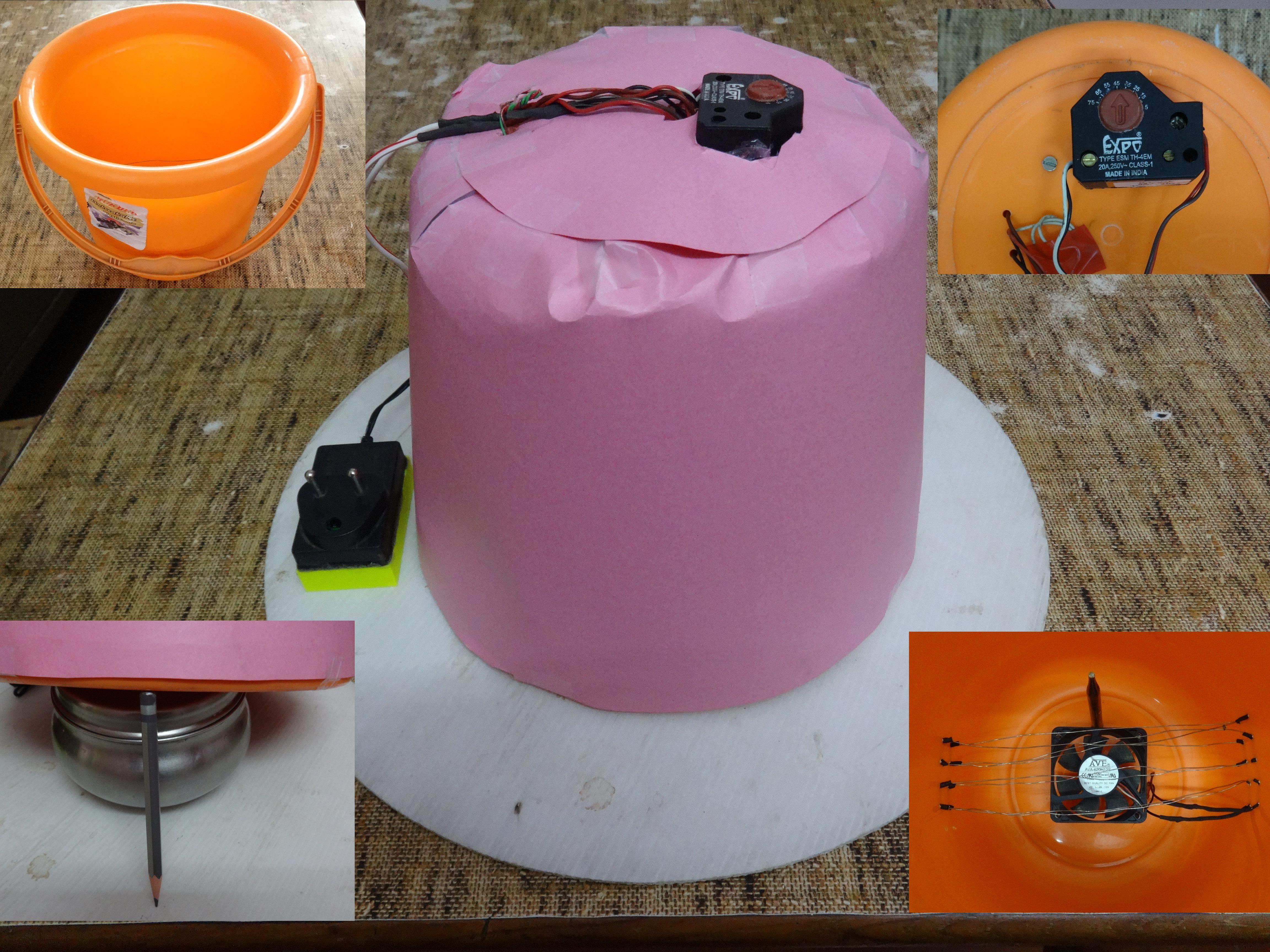 Inverted (upside-down) Bucket, Curd Incubator