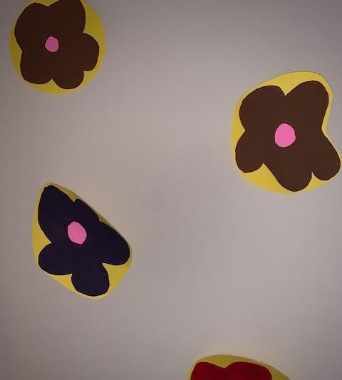 DIY Flowered Wall Art