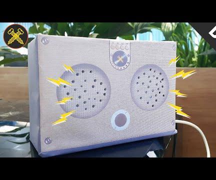 DIY - Make USB Mini Speaker System With PAM8403 and Cardboard | Gold Screw