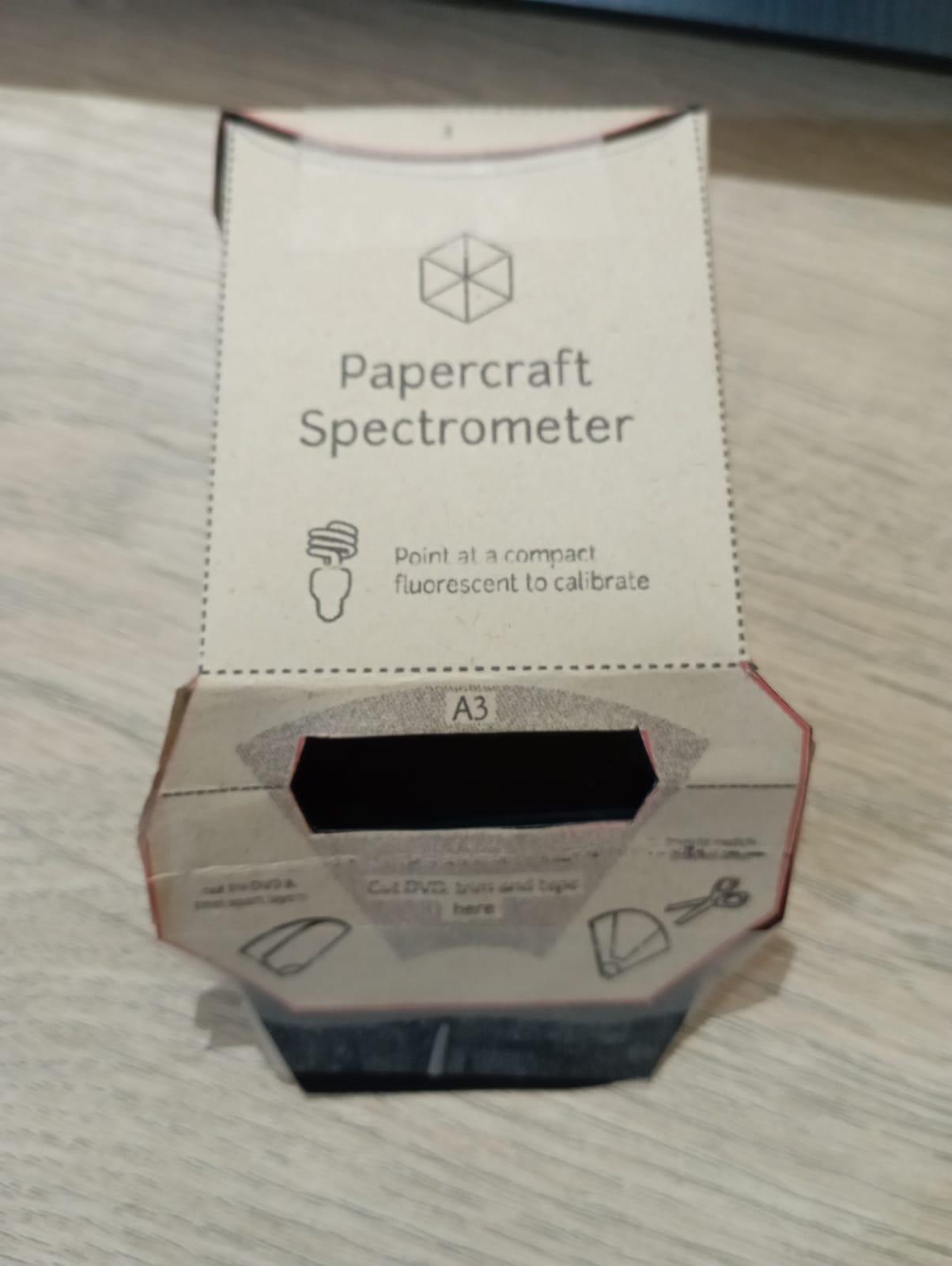 ESPECTROSCOPIO CASERO 