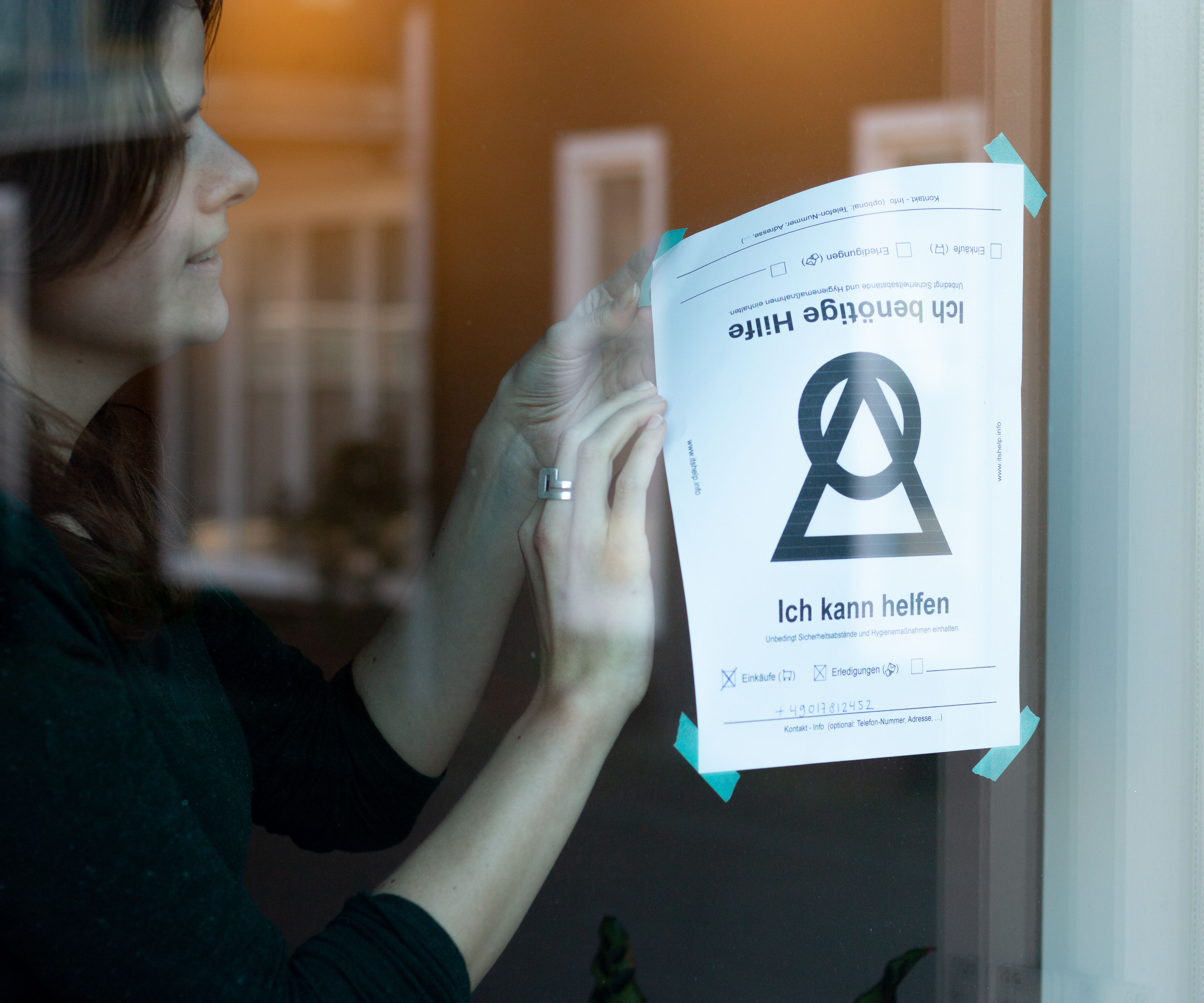 Itshelp.info — Shows Your “need/giving” of Help at Your Mailbox-slot or Window #coronacrises