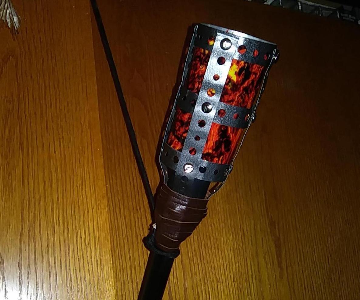 LED Torch/wall Sconce.  Mood Lighting, Halloween, D&D