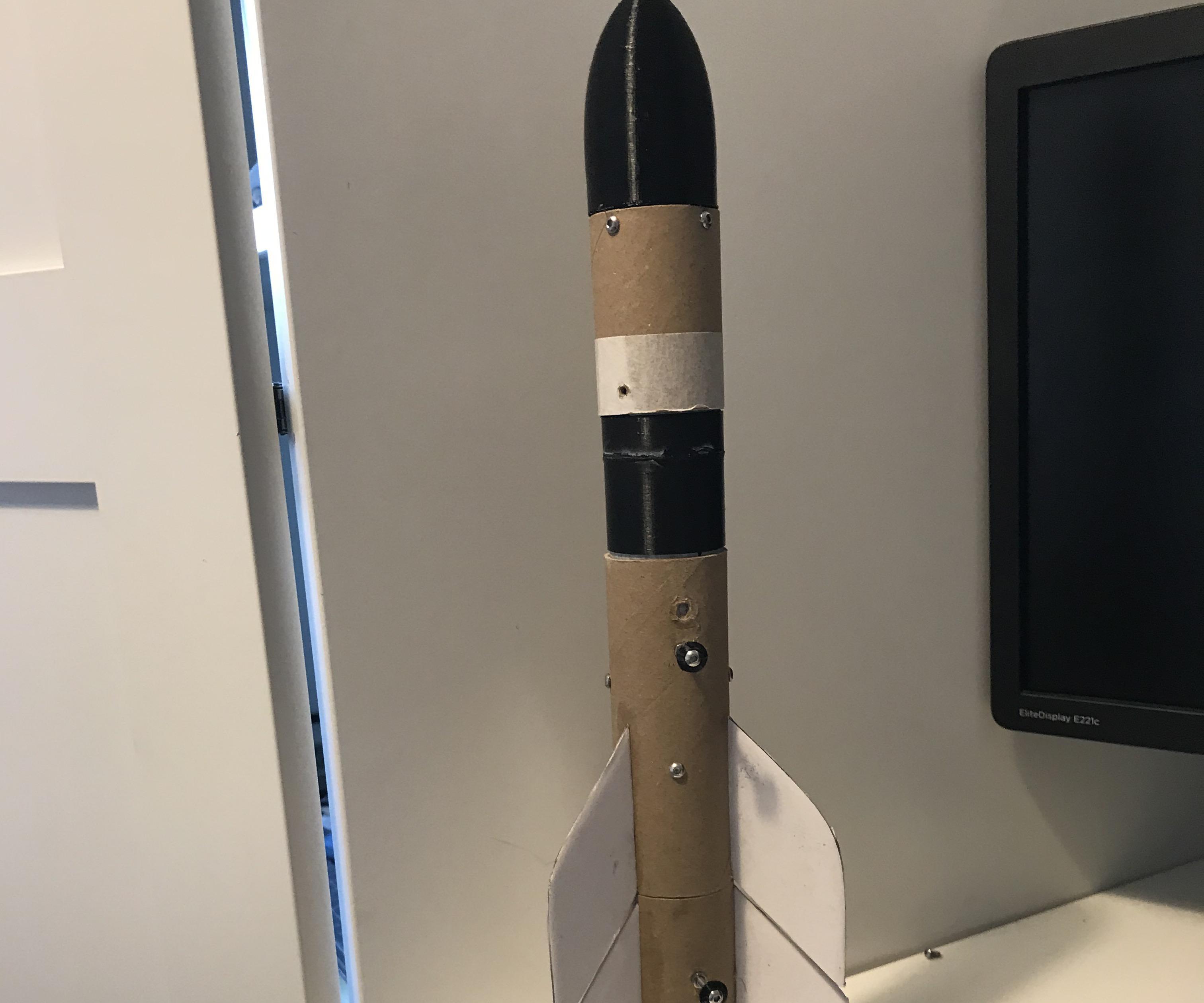 Two Stage Electronic Model Rocket