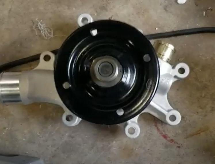 Changing the Water Pump Can Be Easy Dodge V10 Water Pump 2003 Ram 2500 Got to Be One of the Easiest to Do That I Have Seen, Engineering!
