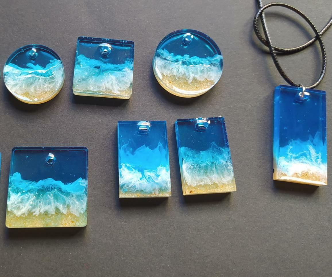 Epoxy Resin Encapsulated Beach