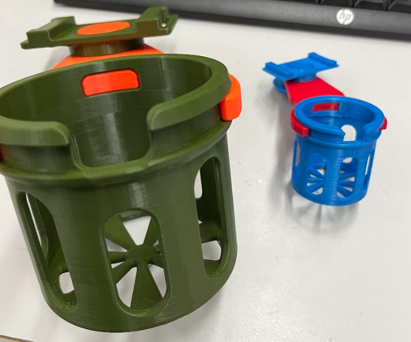 Parametric Wheelchair Swivel Cupholder