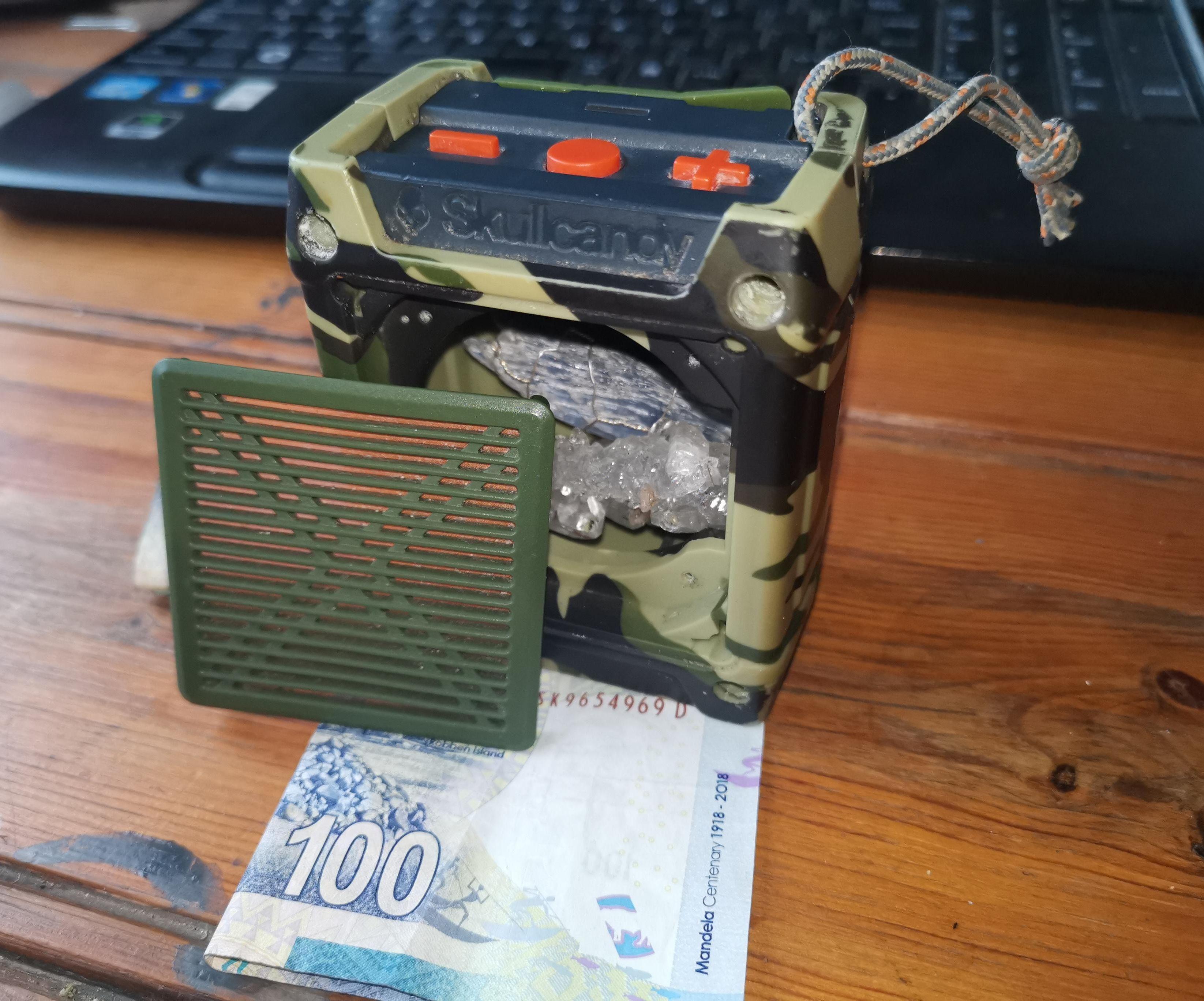 Portable Speaker Secret Storage