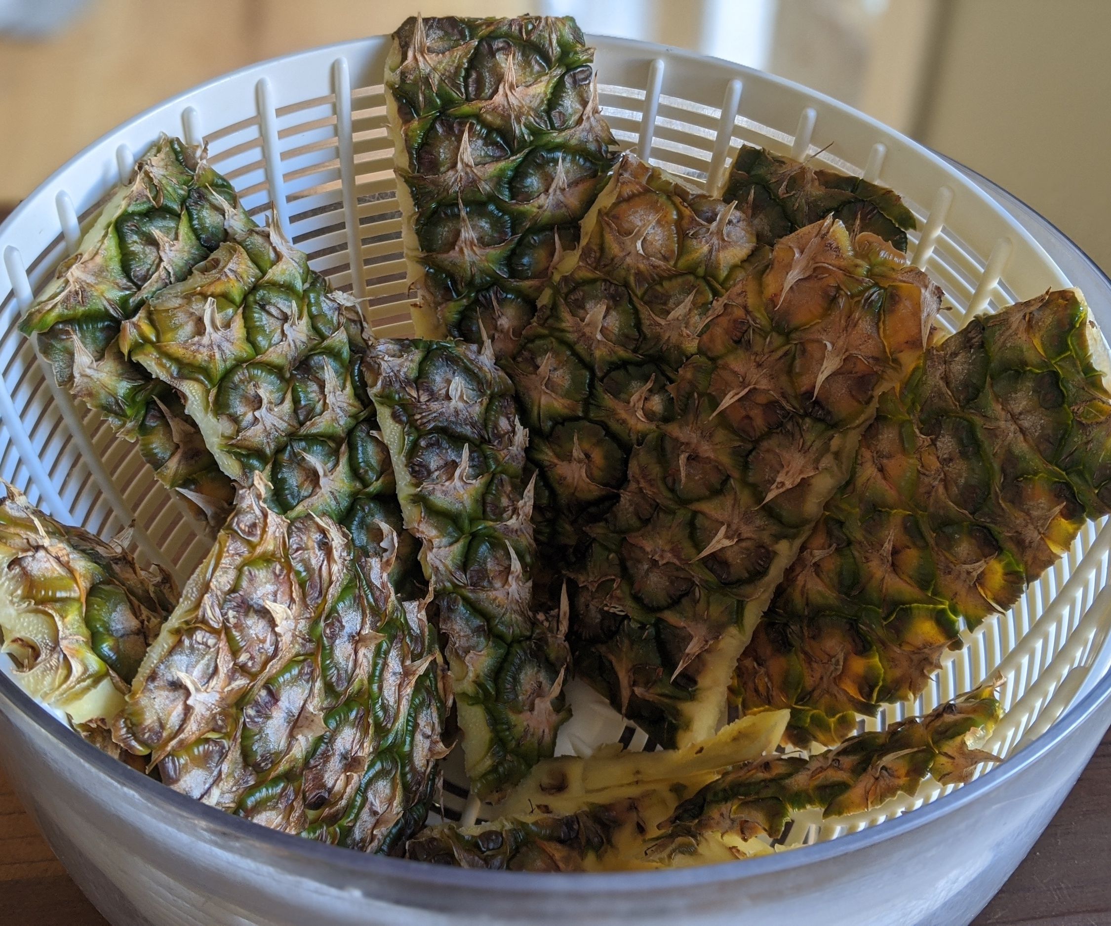 Pineapple Rind Tea Experiment