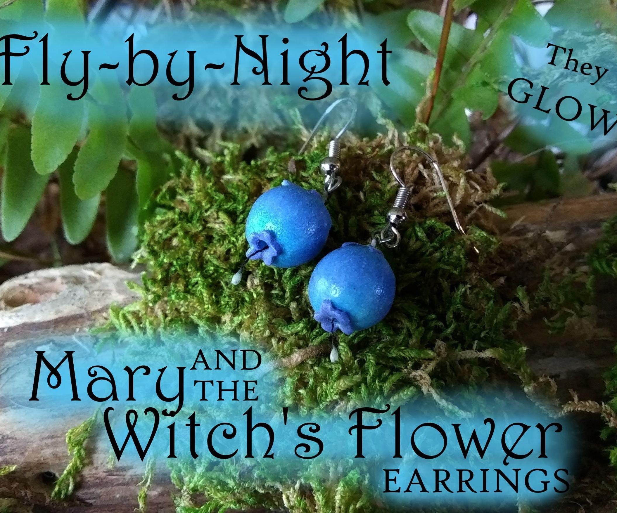 Fly-By-Night: Mary & the Witch's Flower Earrings