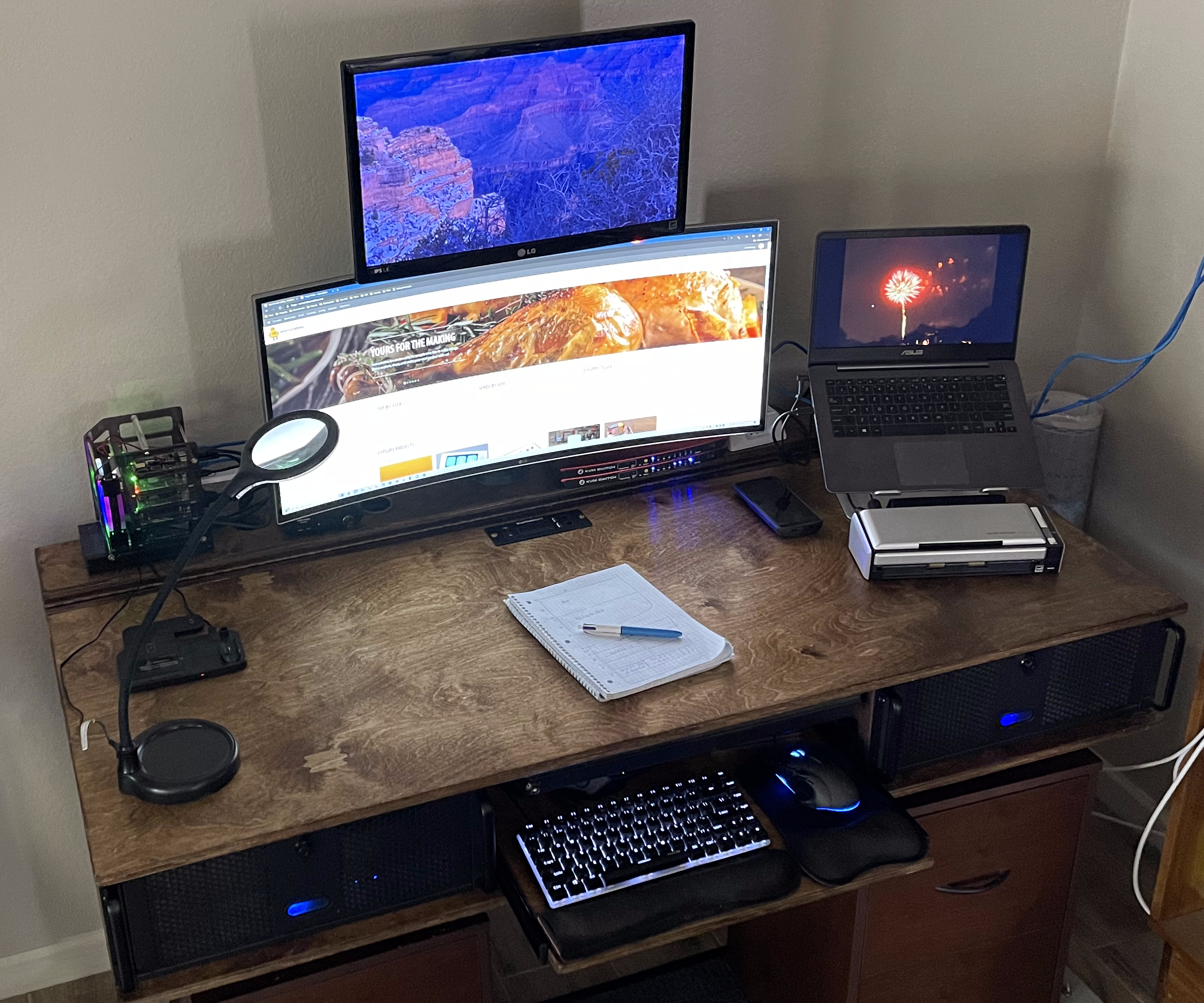 4Ux2 Computer Desk