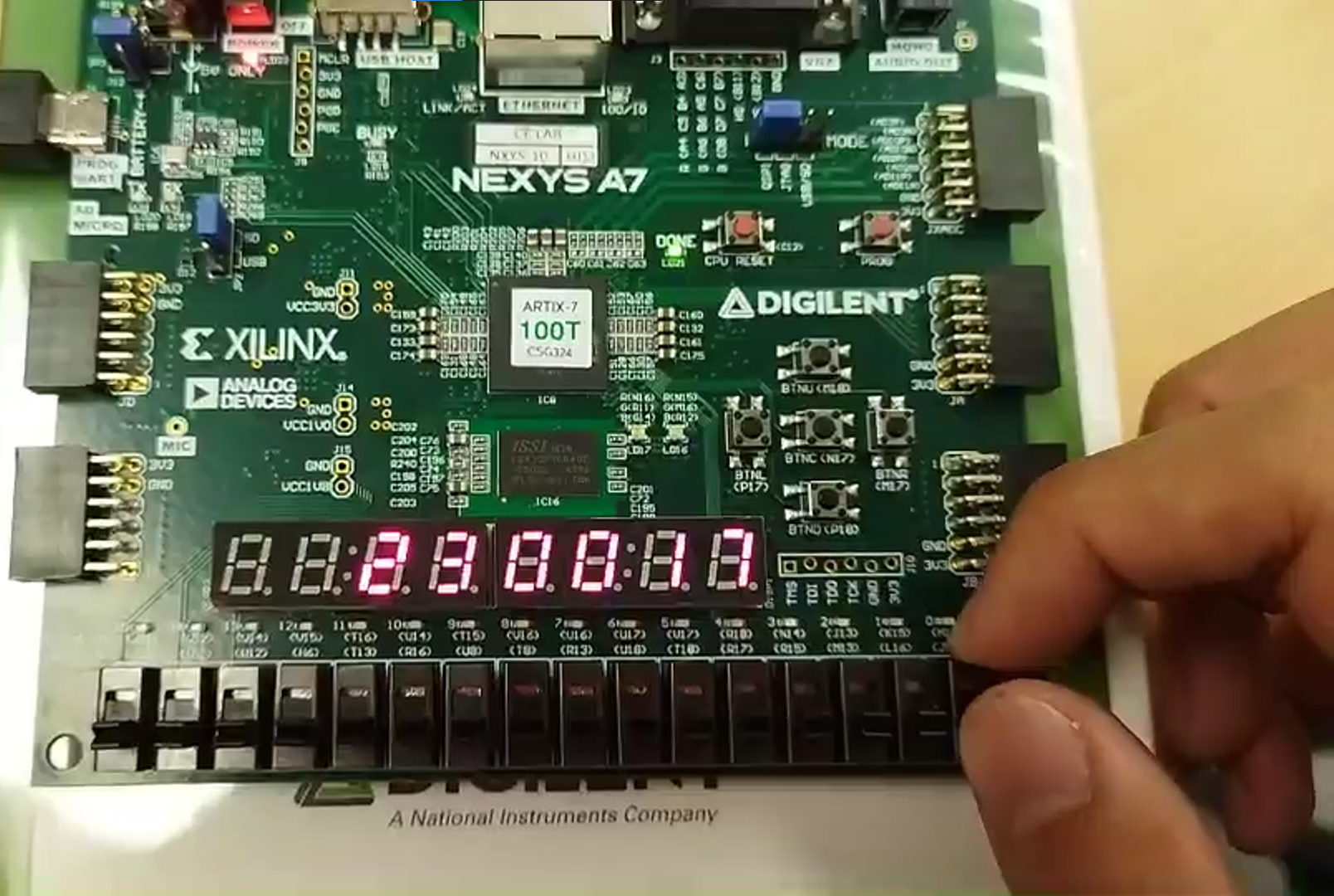 Digital Clock in VHDL